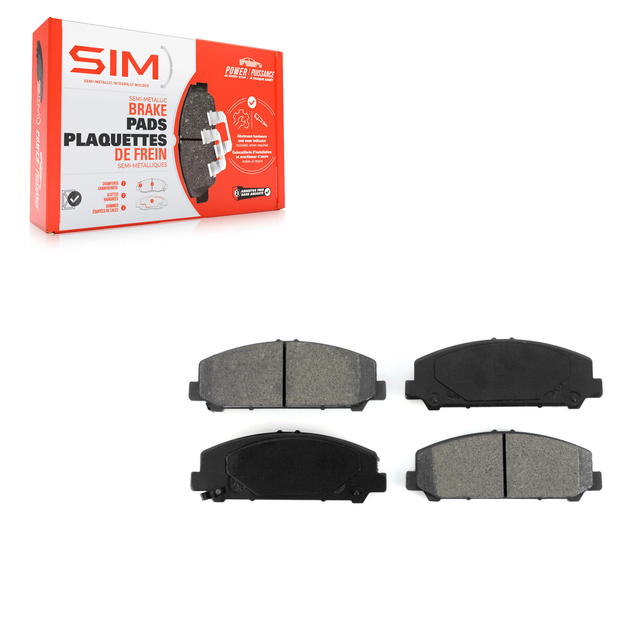 Semi-Metallic Brake Pads