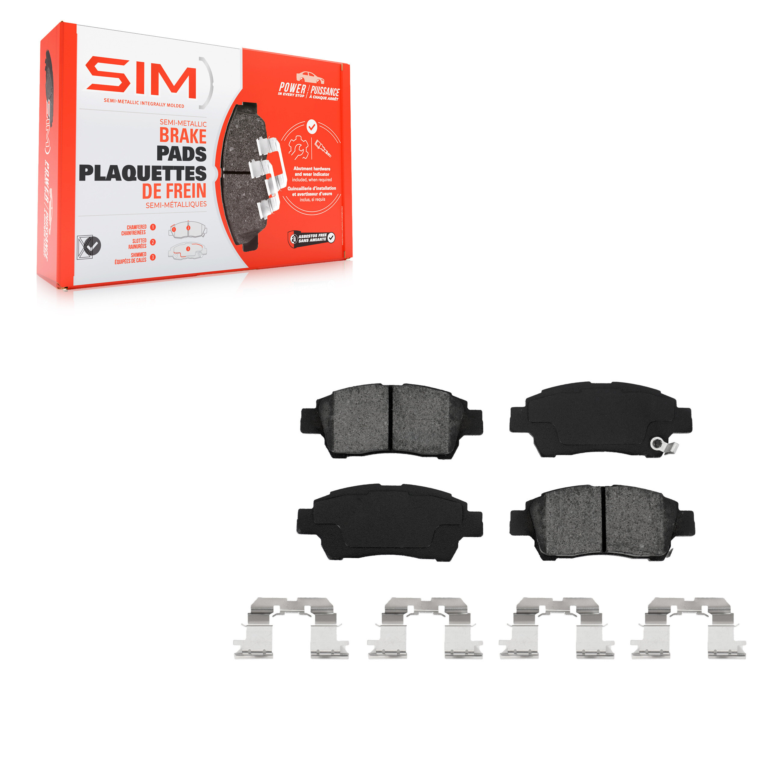Semi-Metallic Brake Pads