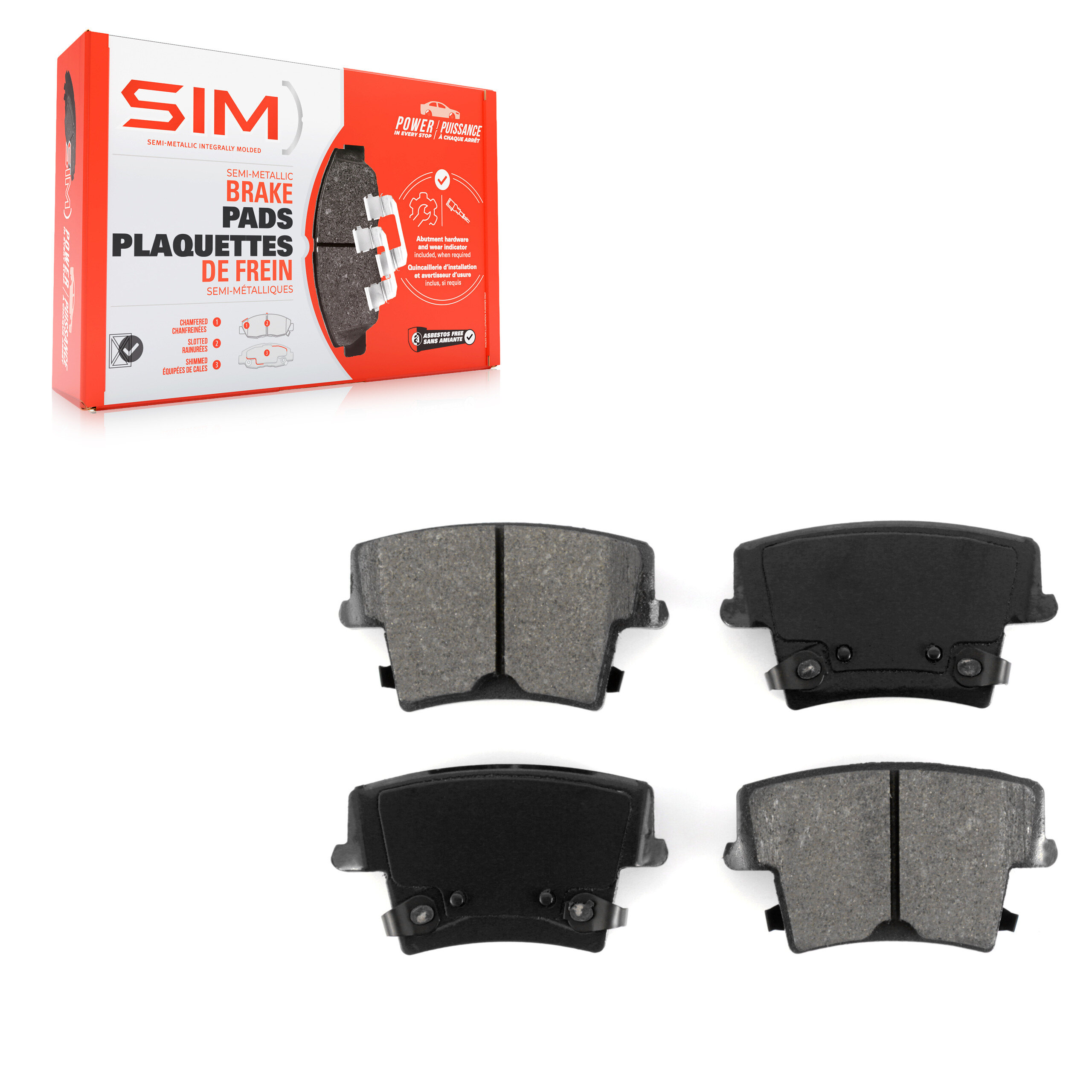 Semi-Metallic Brake Pads