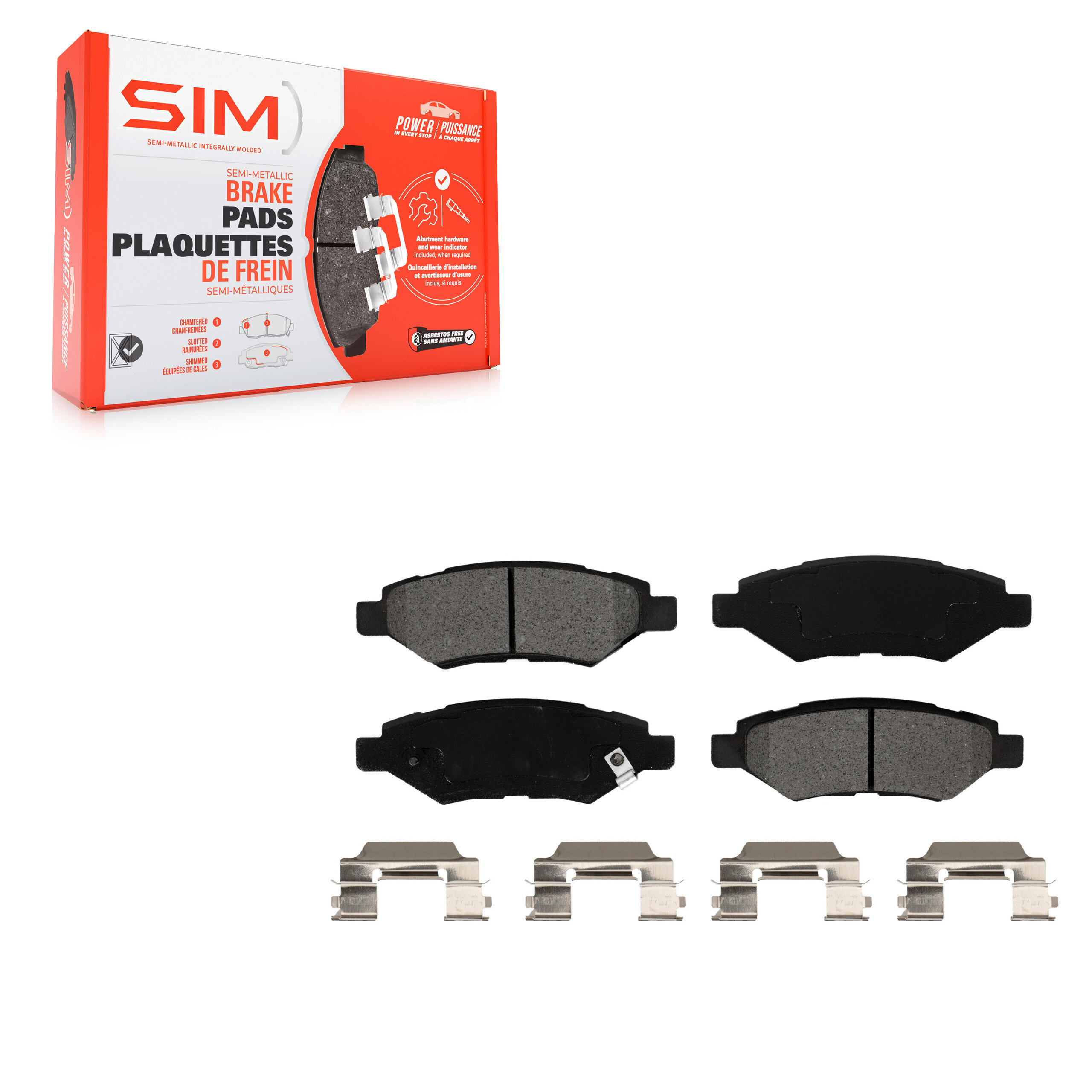 Semi-Metallic Brake Pads
