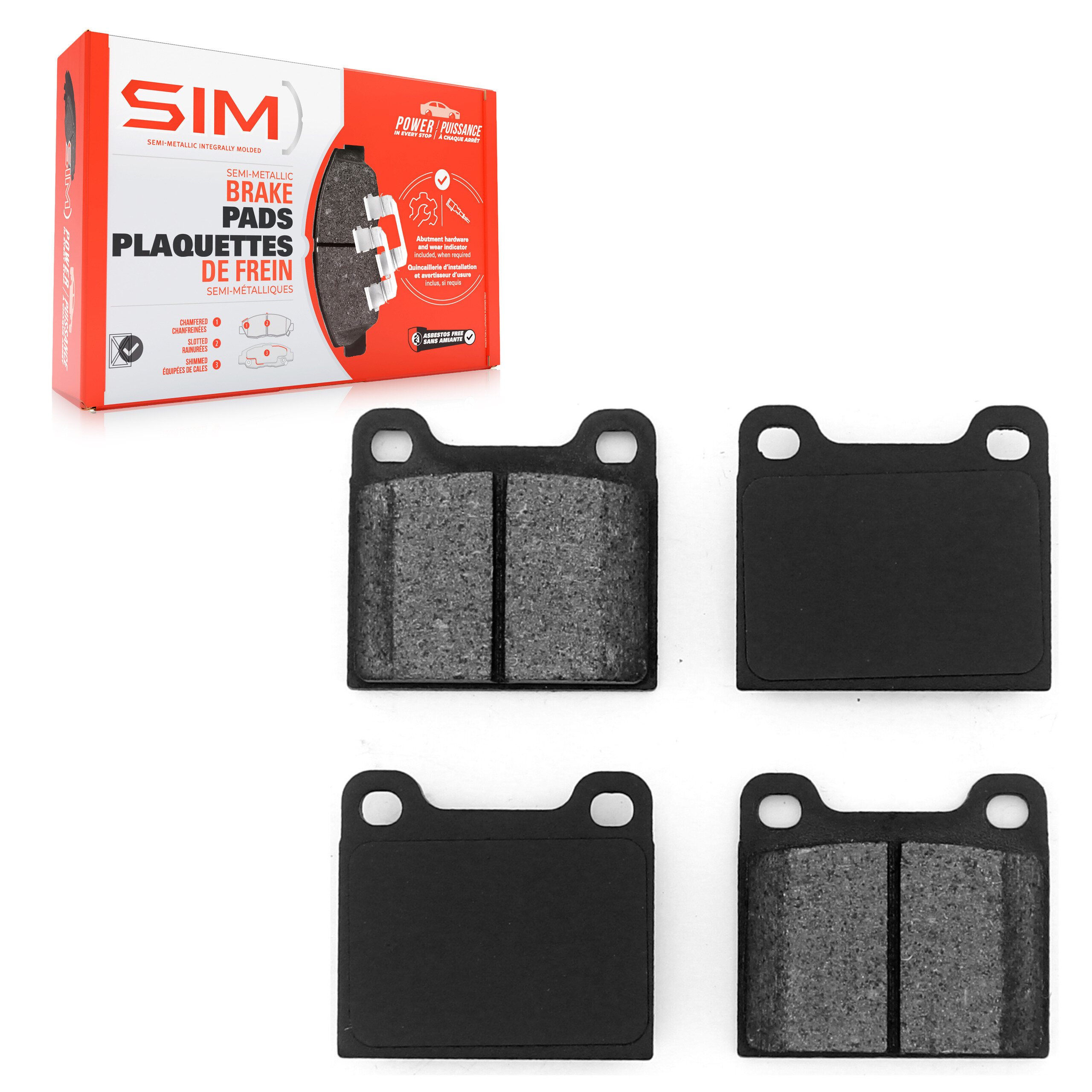 Semi-Metallic Brake Pads