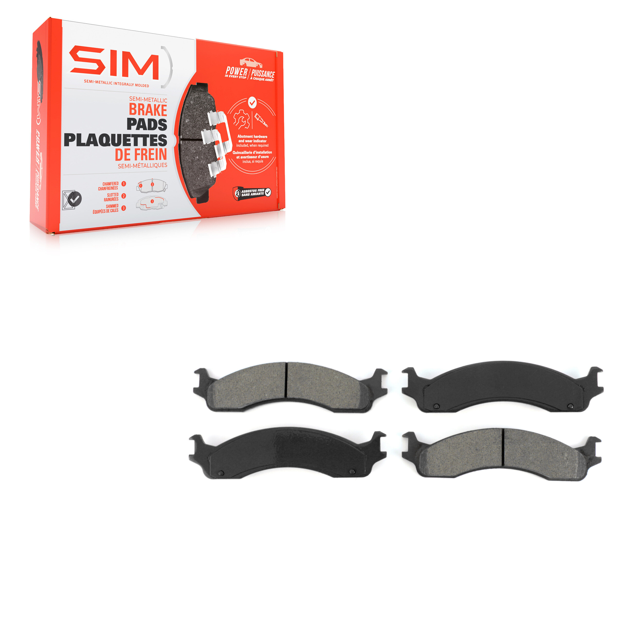 Semi-Metallic Brake Pads