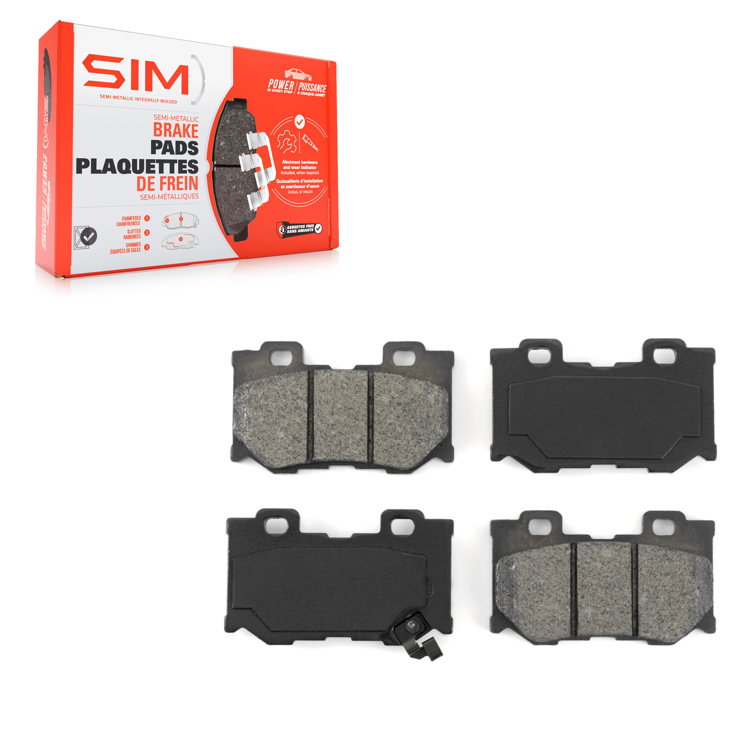 Semi-Metallic Brake Pads