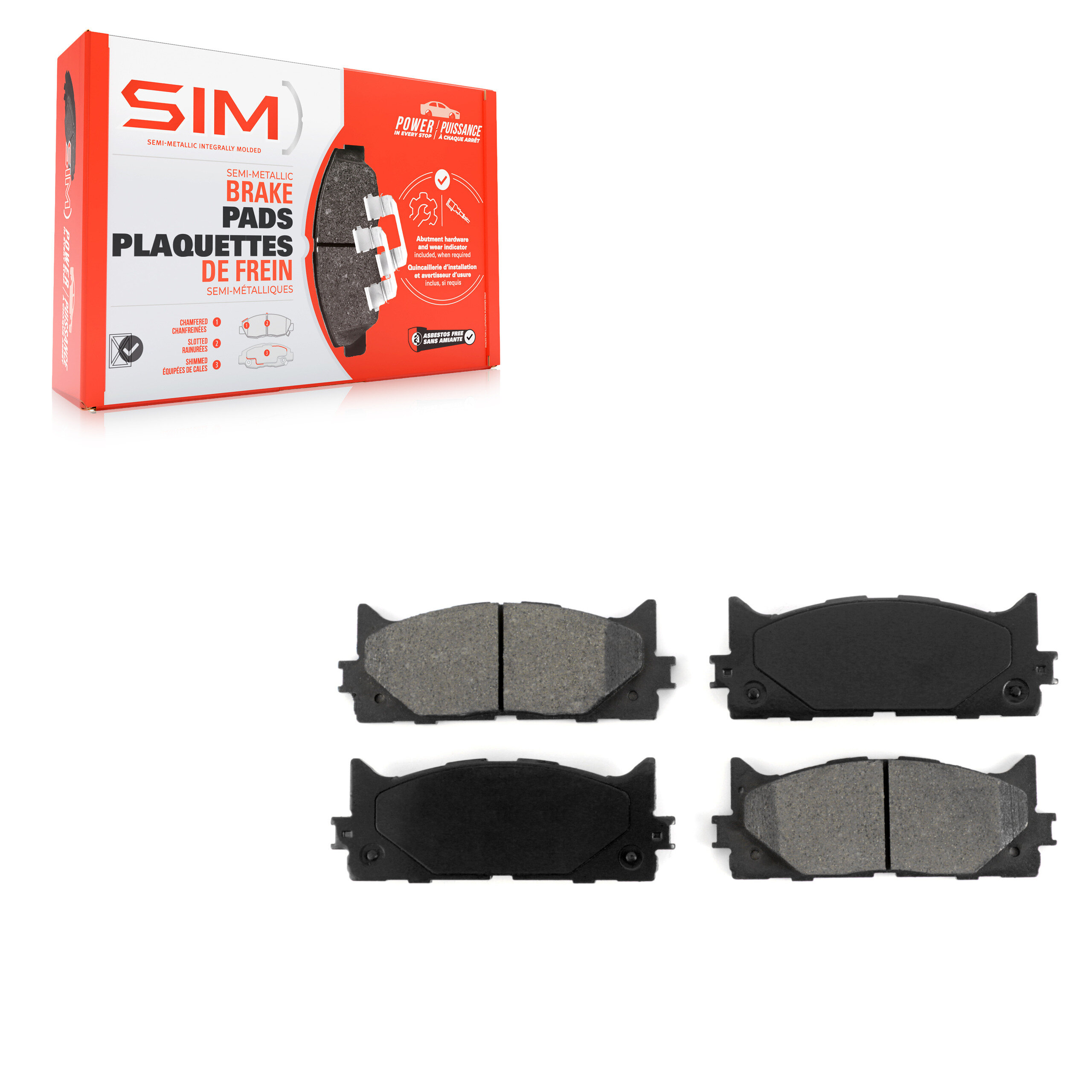 Semi-Metallic Brake Pads