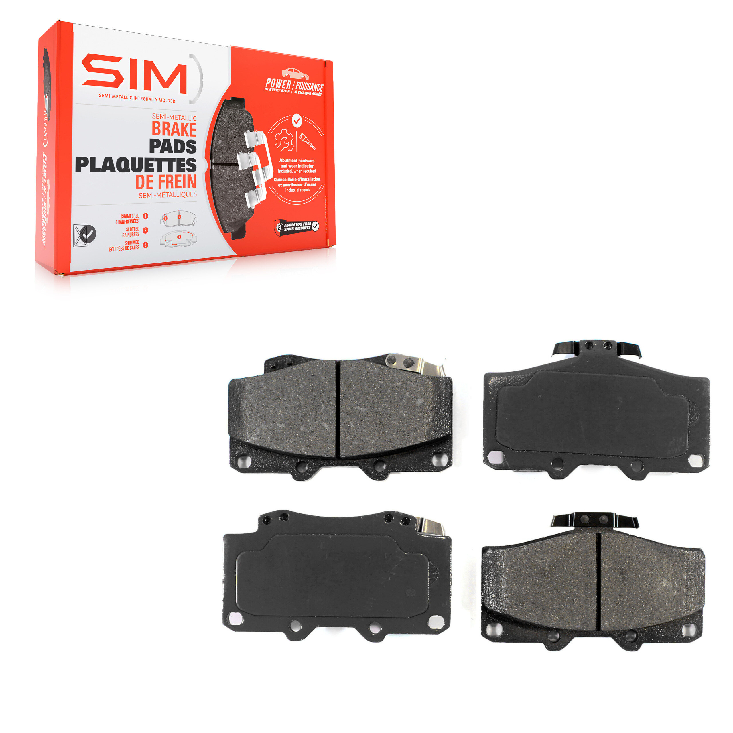 Semi-Metallic Brake Pads