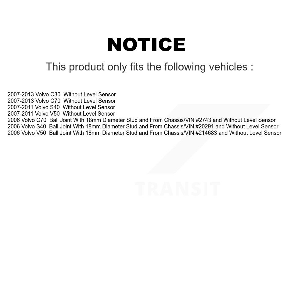 TOR - TOR-CK620598 - Suspension Control Arm Ball Joint Assembly