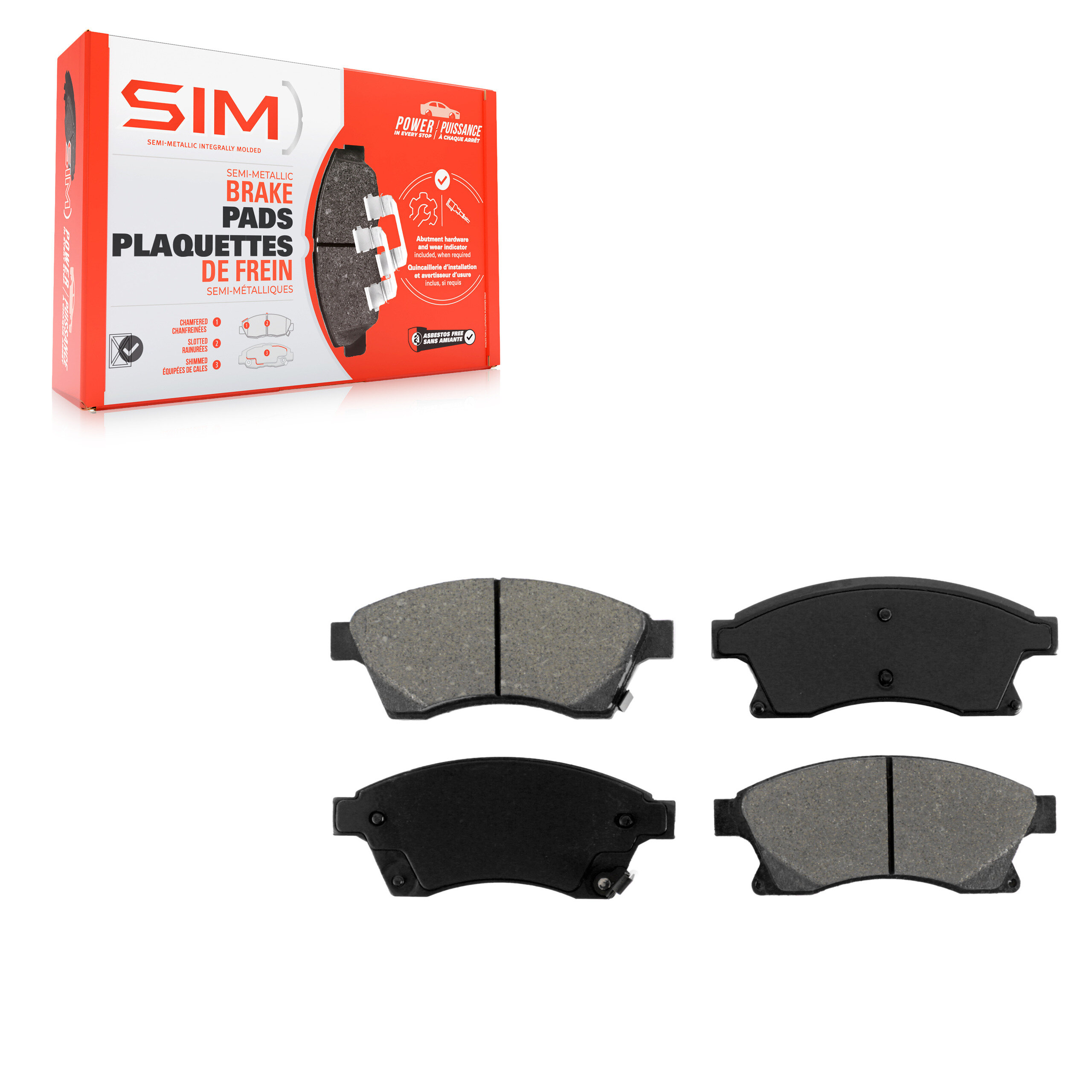 Semi-Metallic Brake Pads