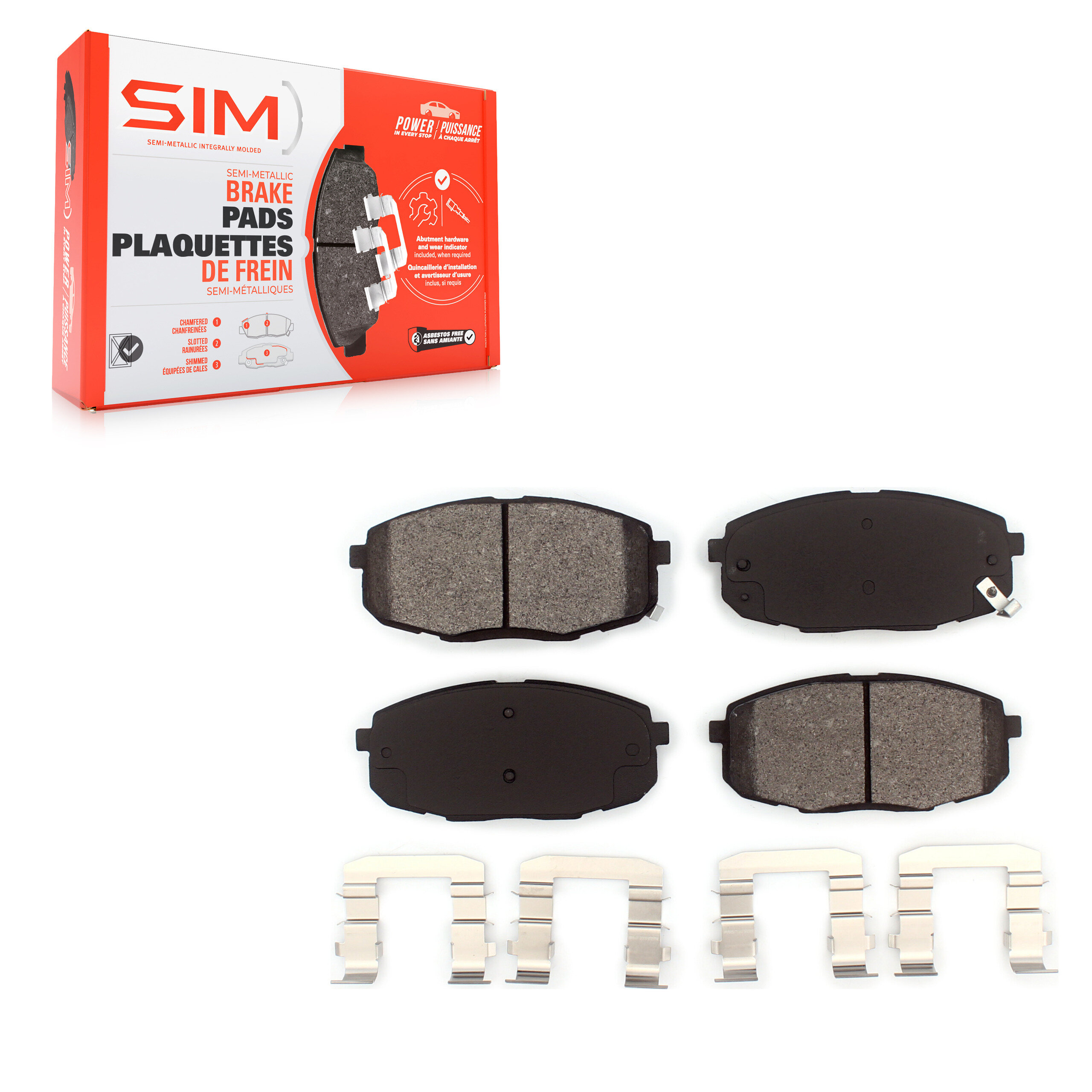Semi-Metallic Brake Pads