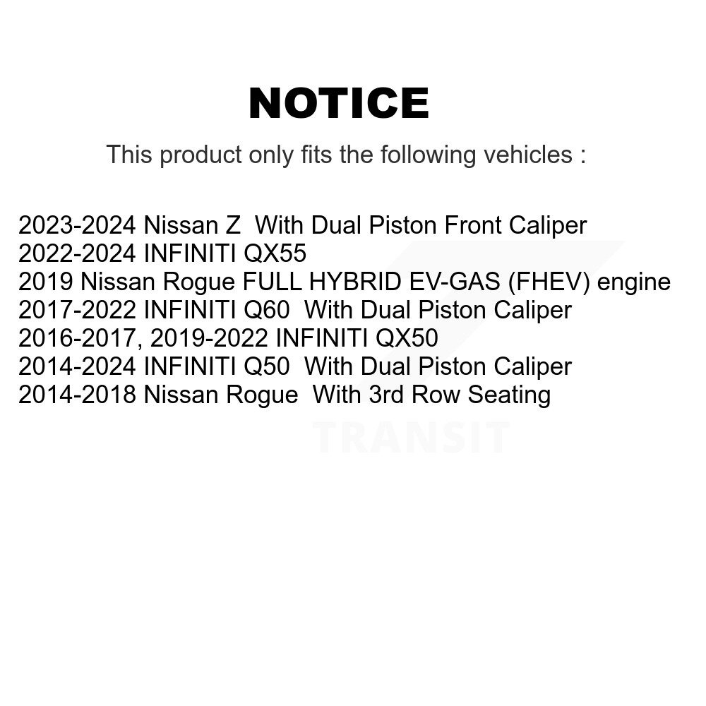 SIM - SIM-1736 - Semi-Metallic Brake Pads