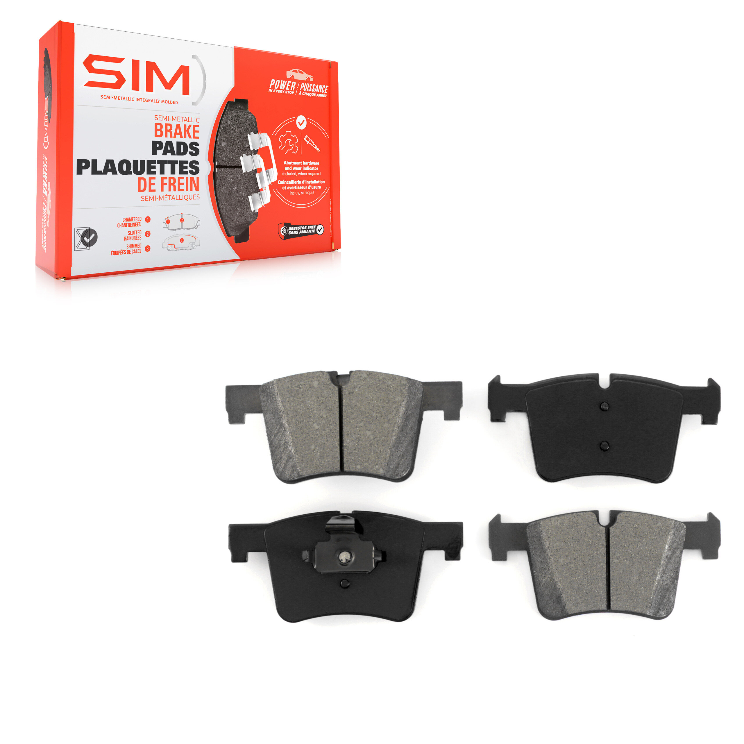 Semi-Metallic Brake Pads