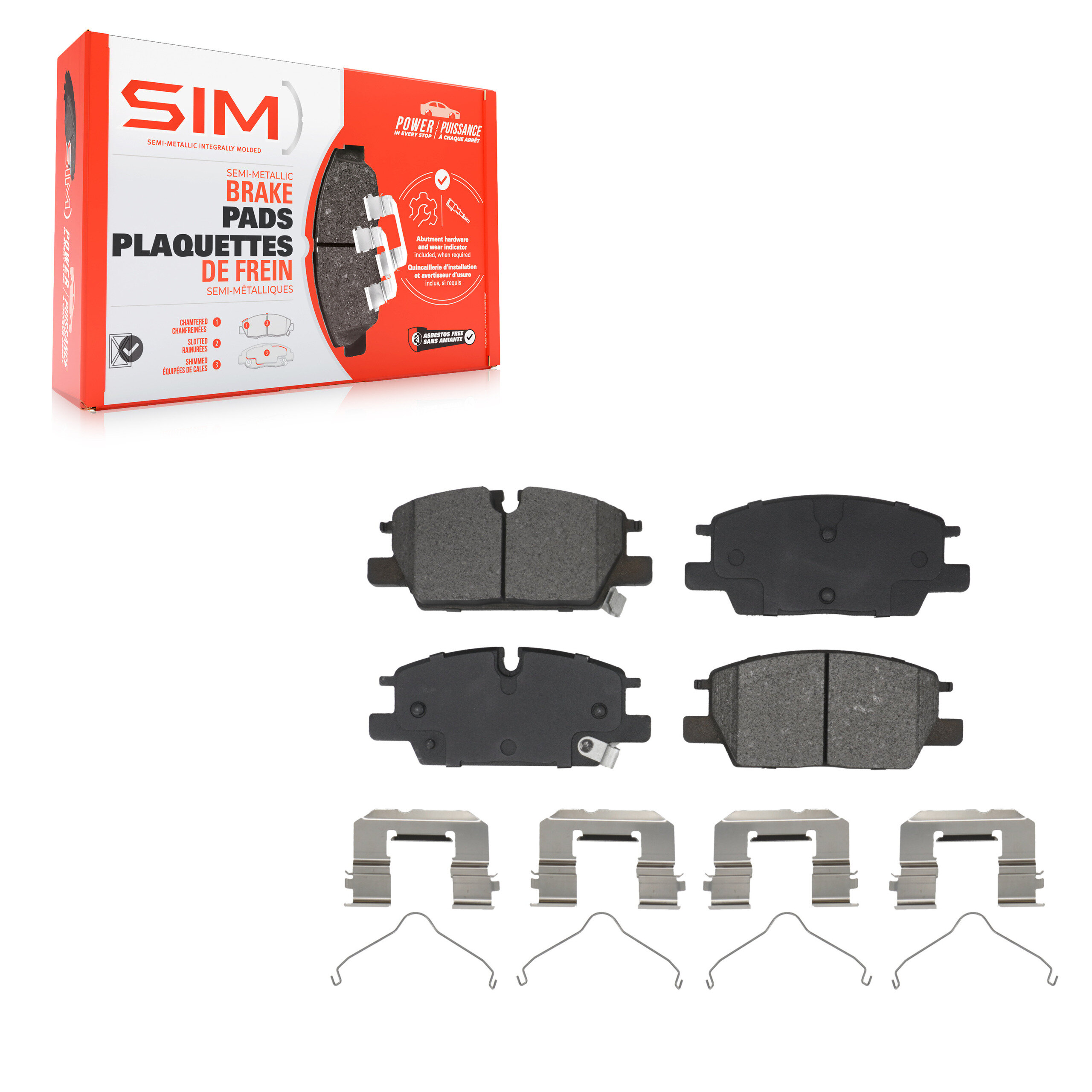 Semi-Metallic Brake Pads