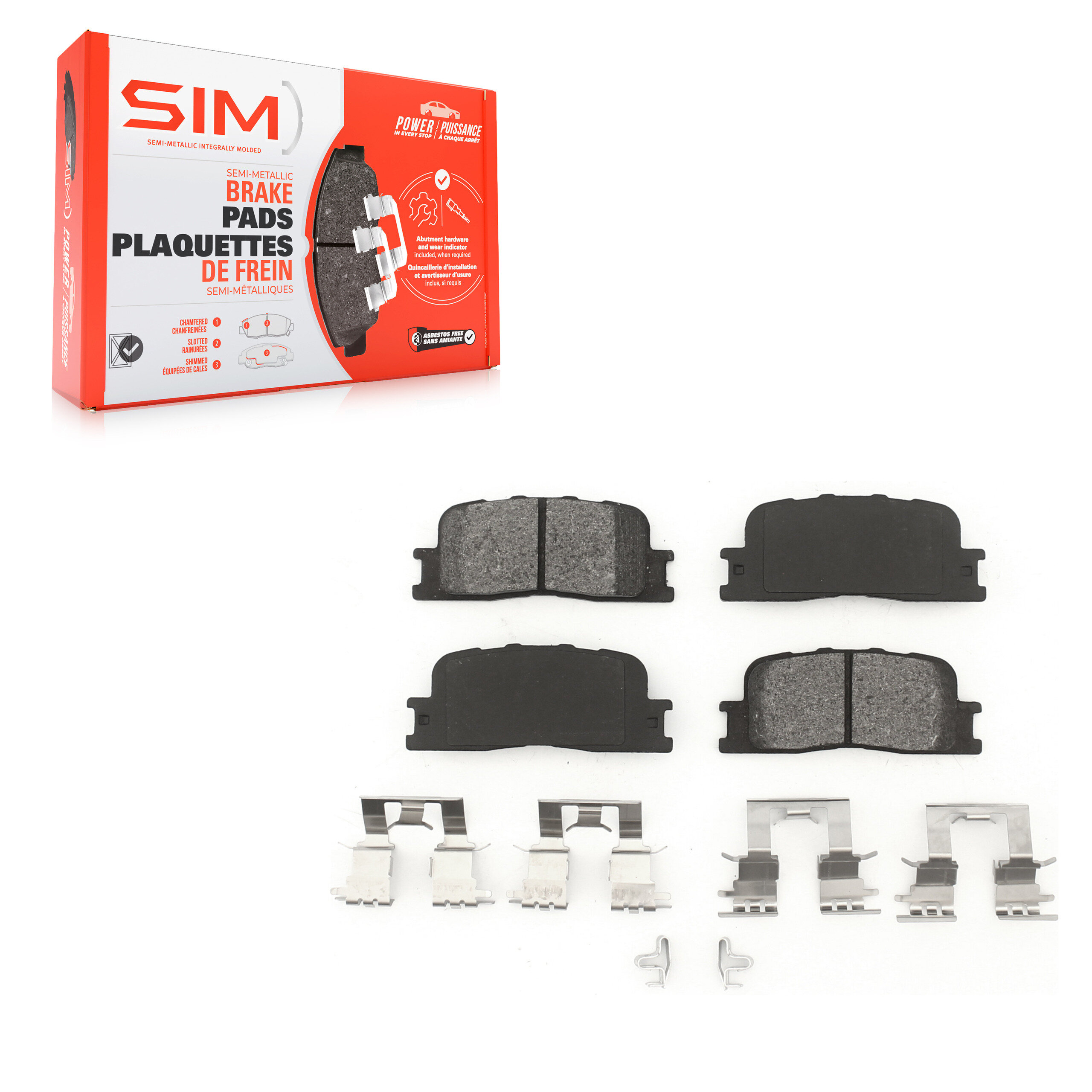 Semi-Metallic Brake Pads