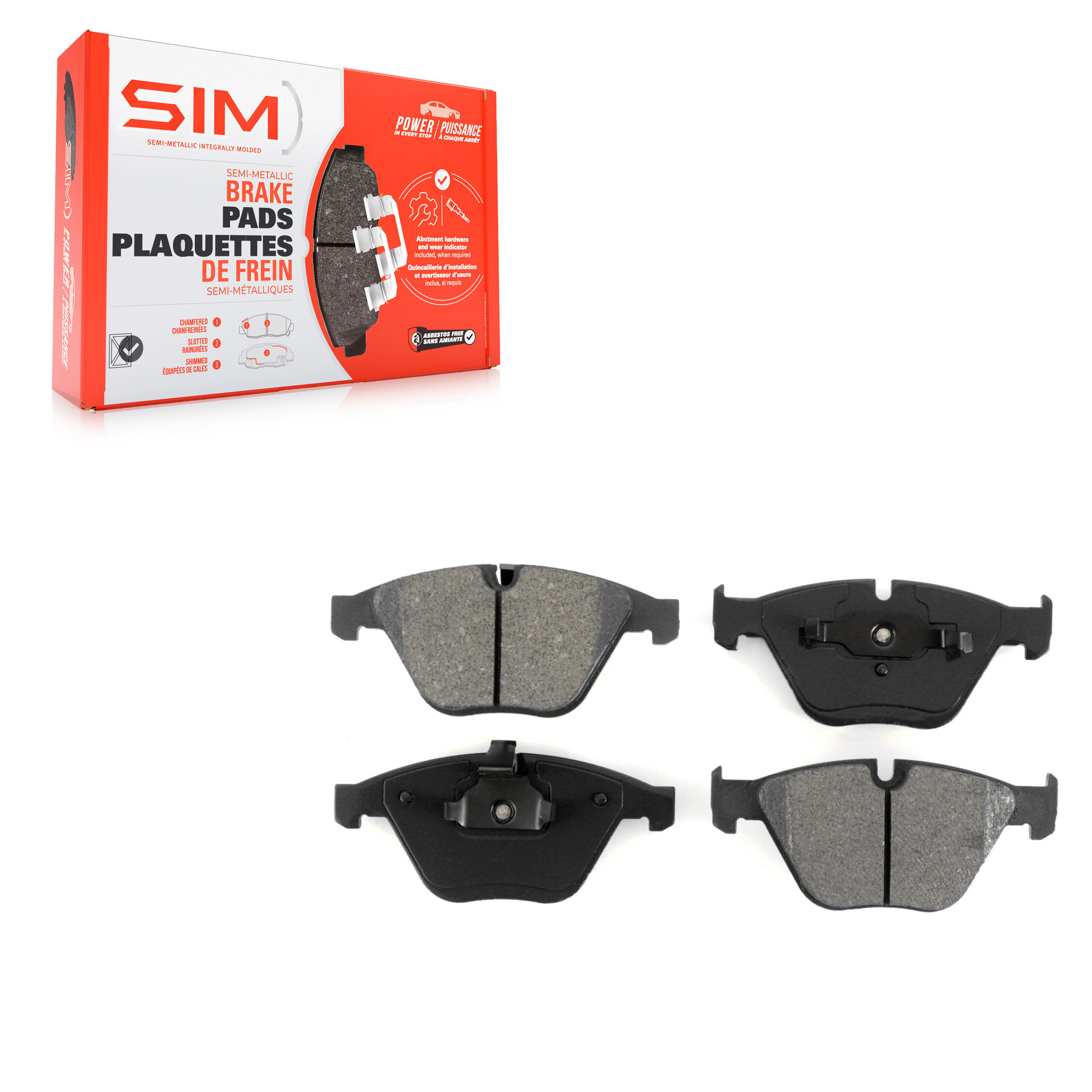 Semi-Metallic Brake Pads