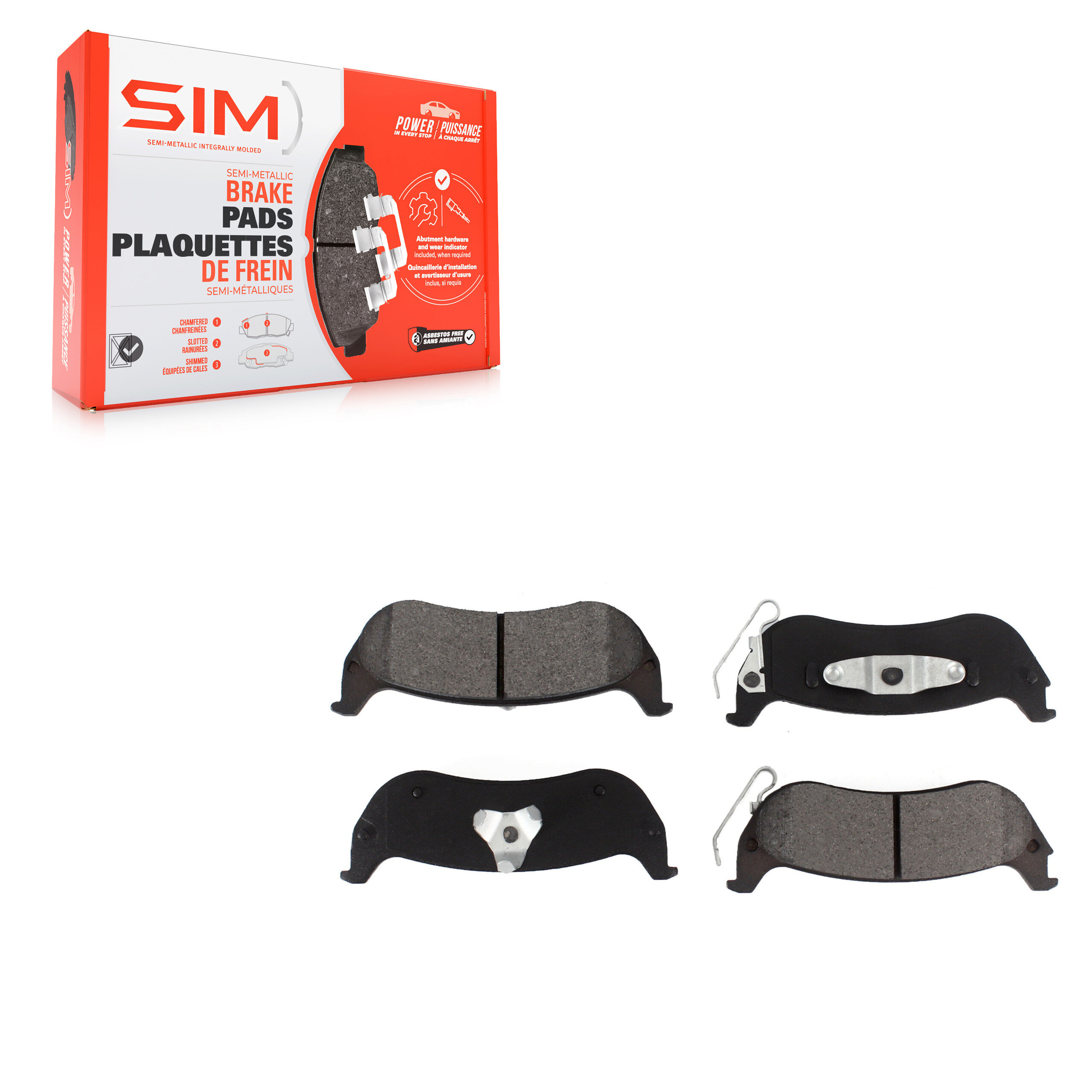 Semi-Metallic Brake Pads