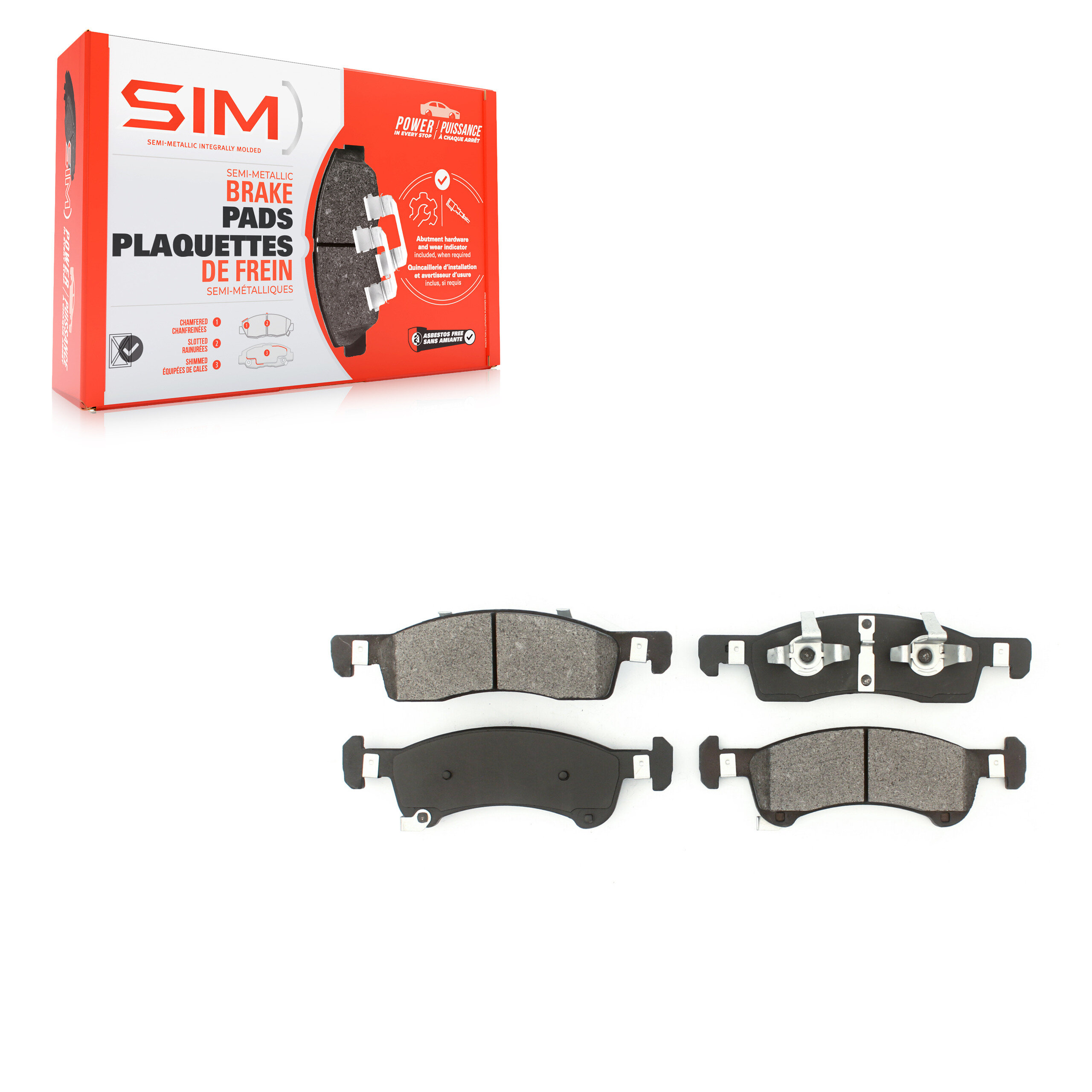 Semi-Metallic Brake Pads