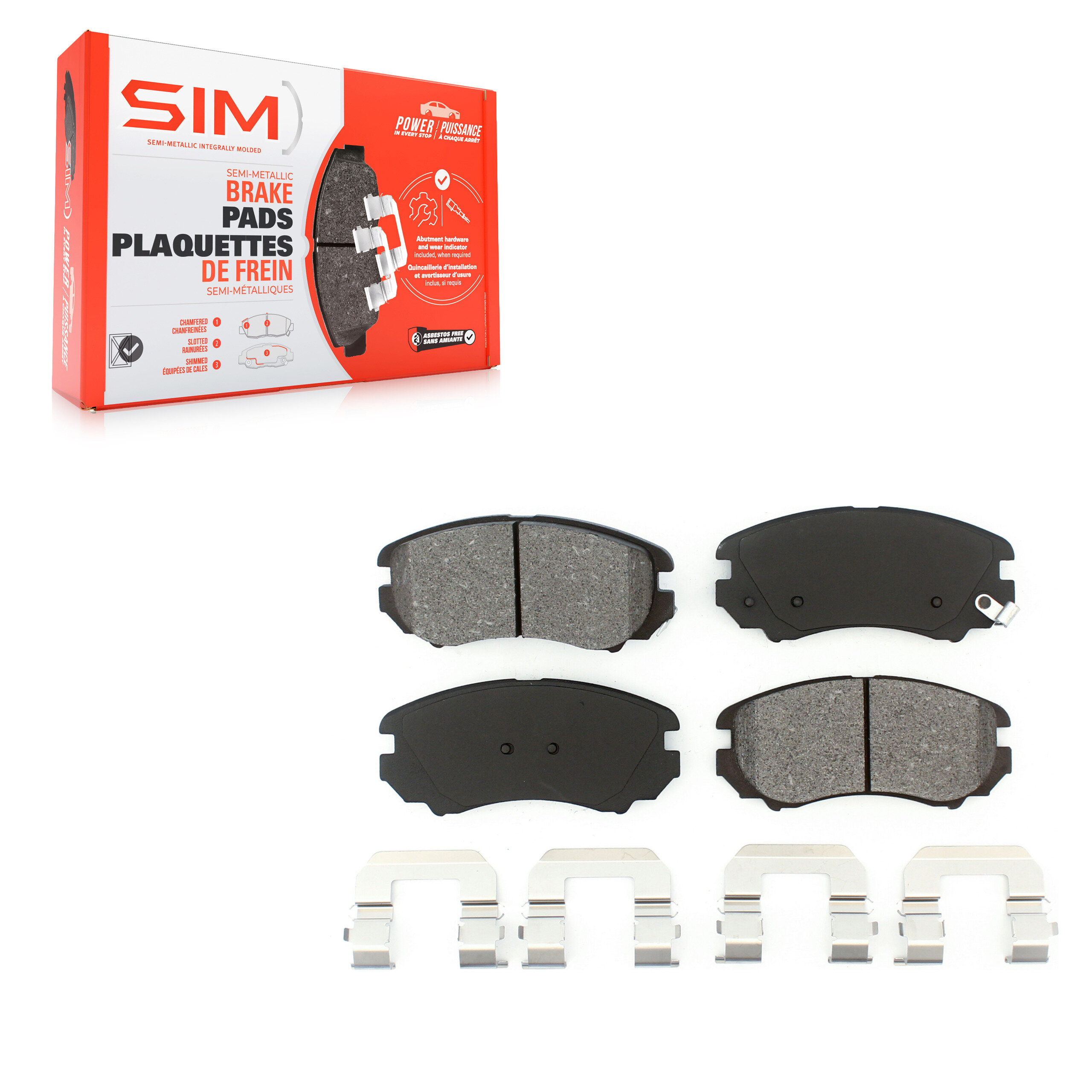 SIM - SIM-924 - Semi-Metallic Brake Pads