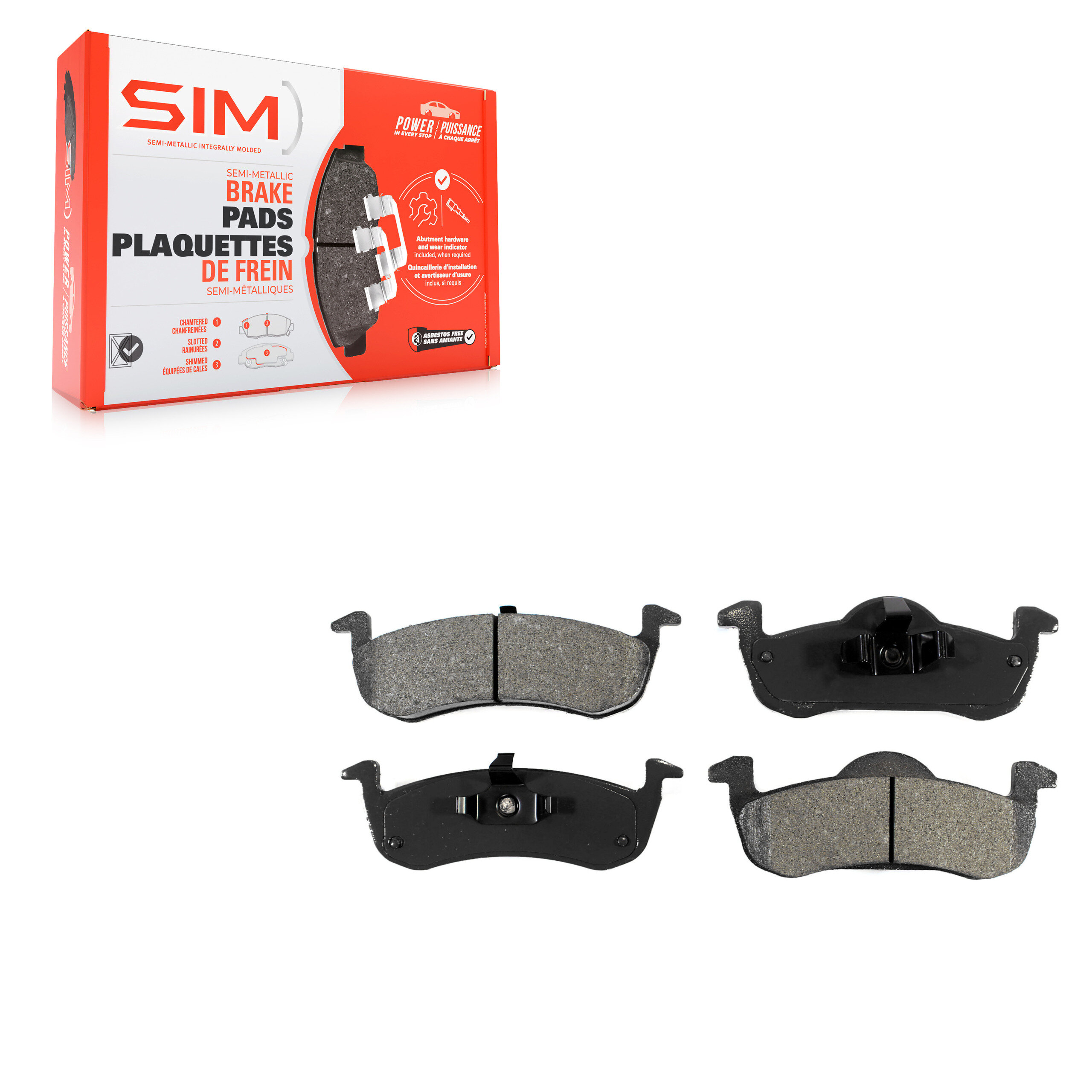 Semi-Metallic Brake Pads
