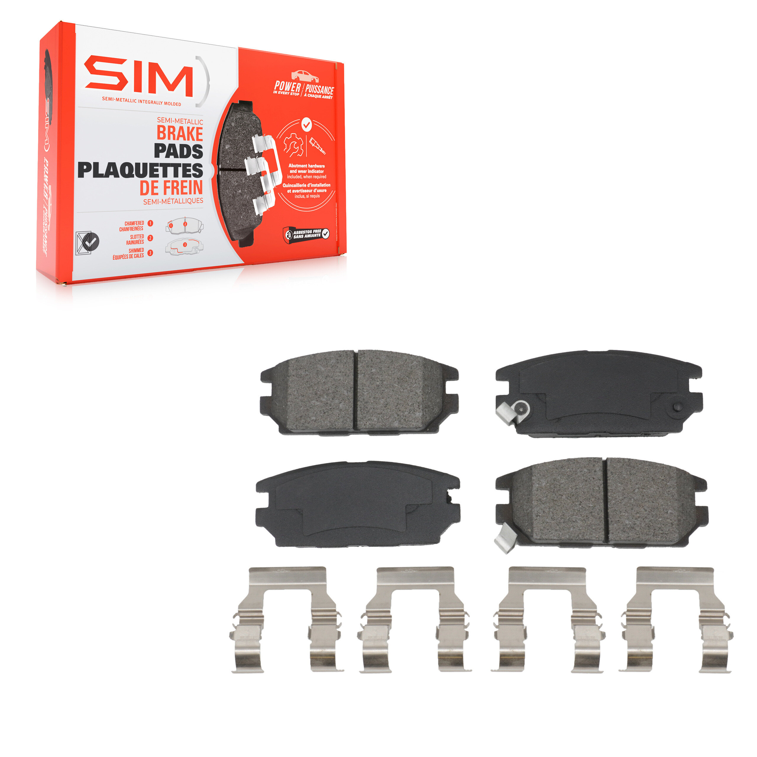 Semi-Metallic Brake Pads