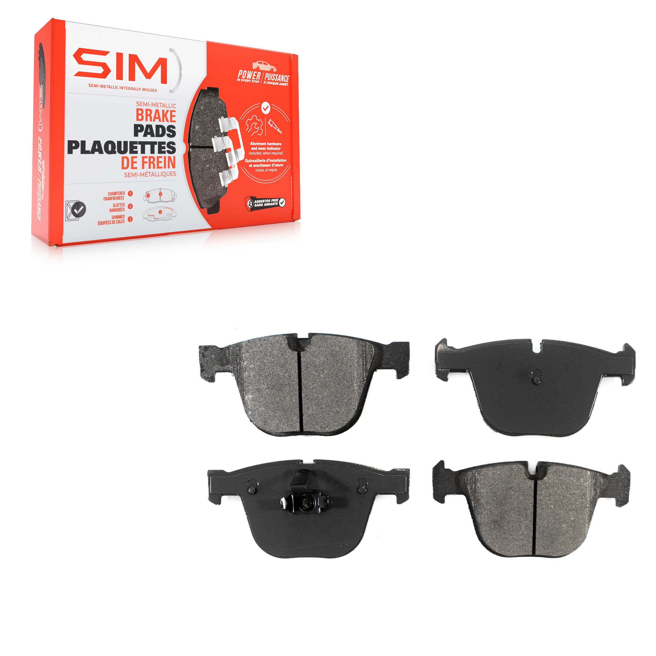 Semi-Metallic Brake Pads