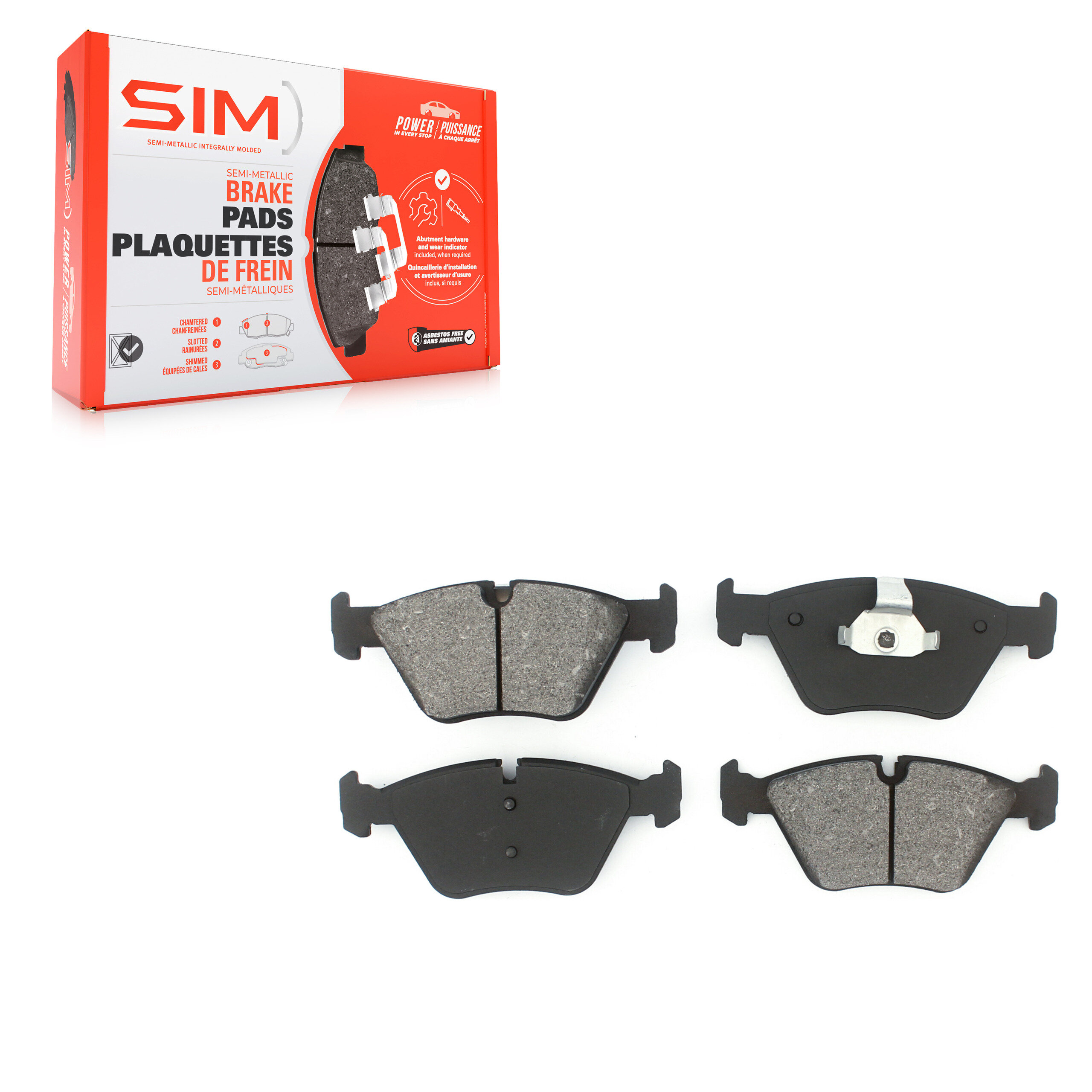 Semi-Metallic Brake Pads
