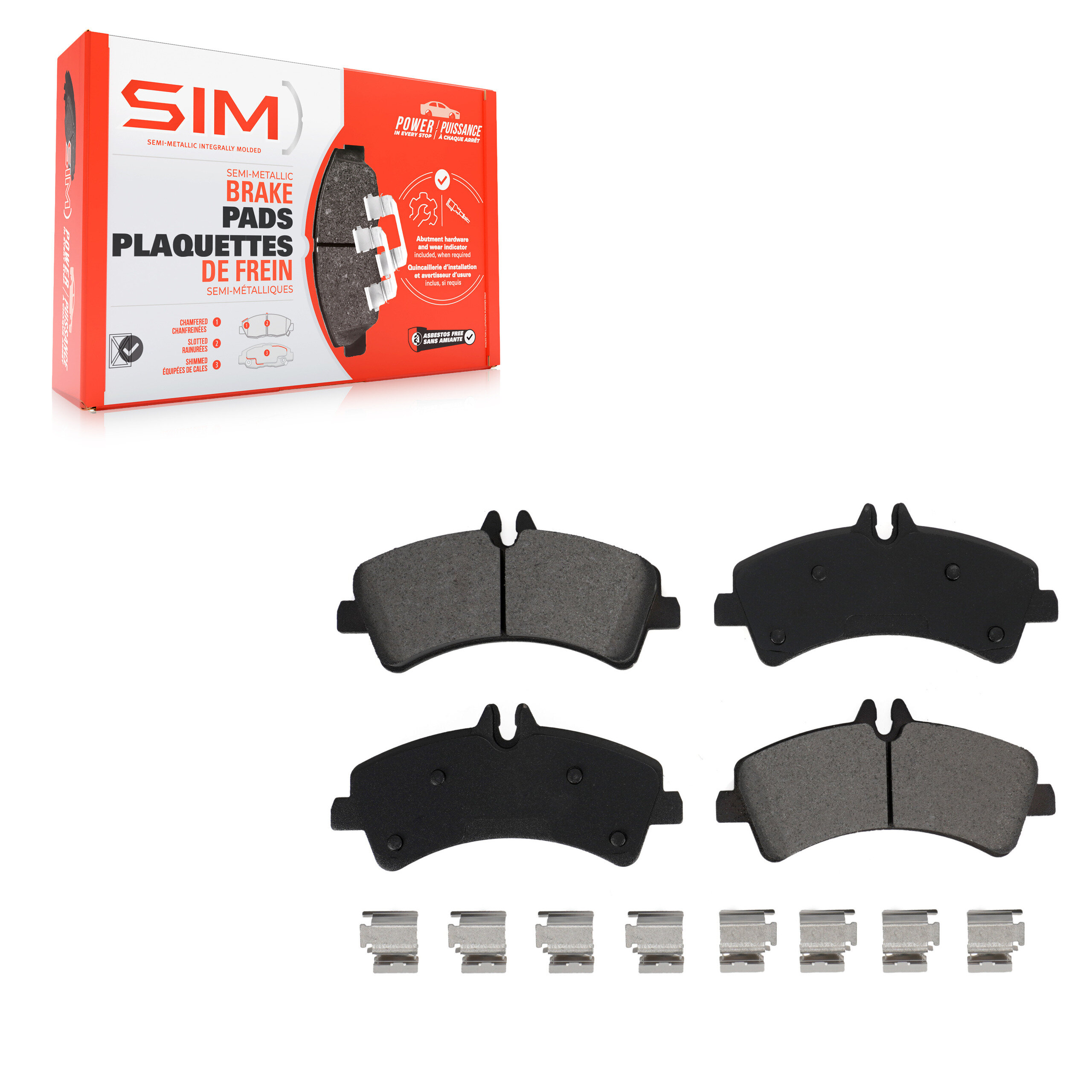 Semi-Metallic Brake Pads
