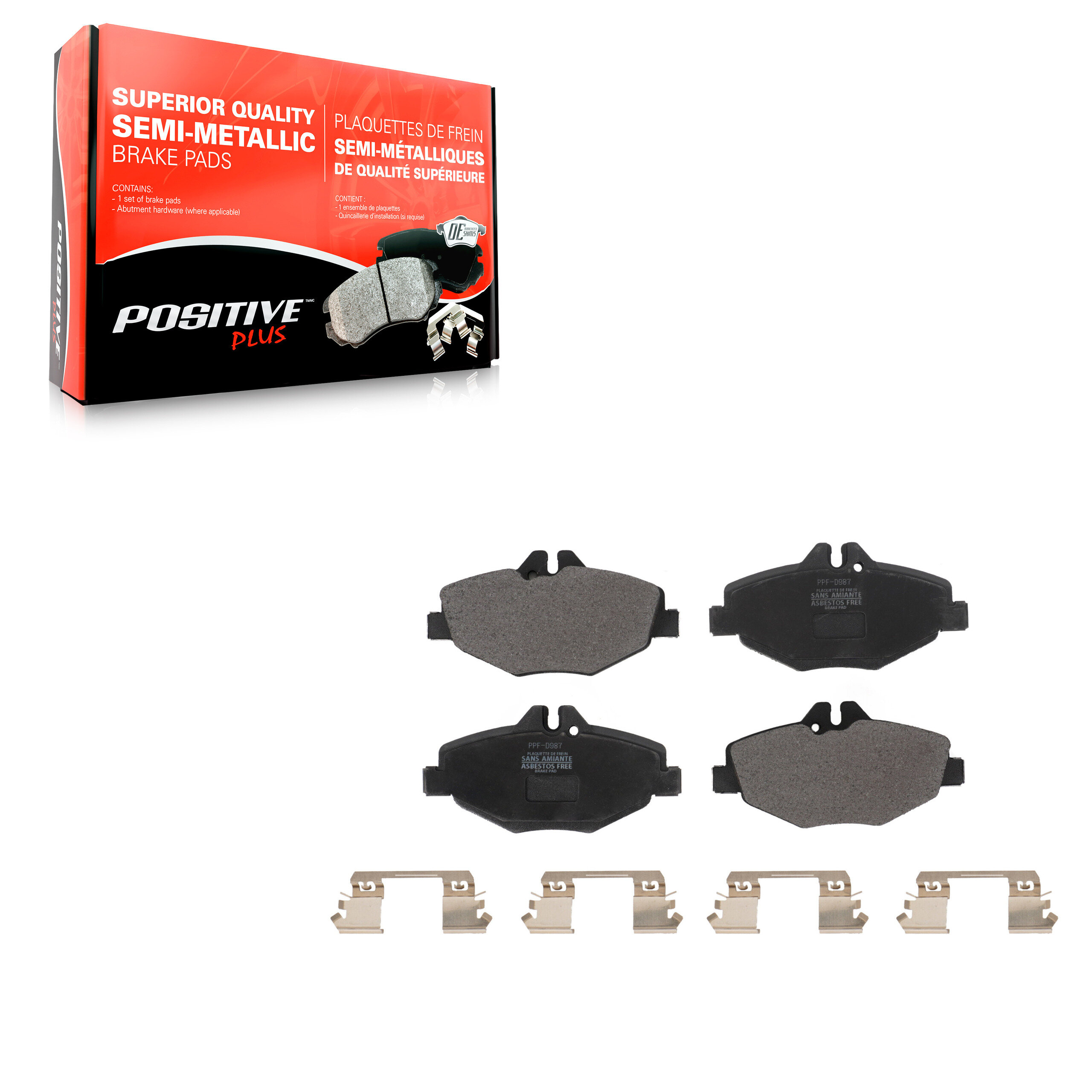 Semi-Metallic Brake Pads
