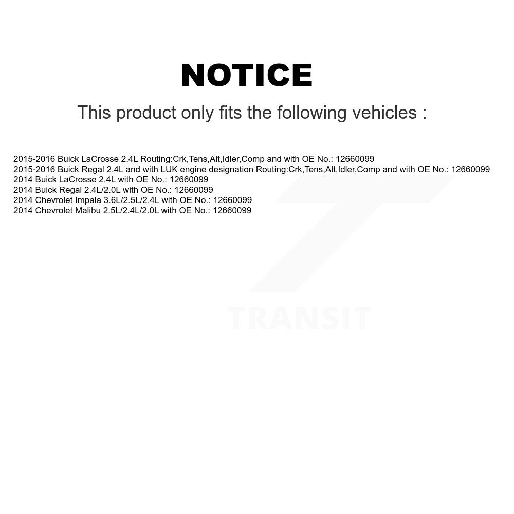 Bando - BAN-7PK1290 - Accessory Drive Belt