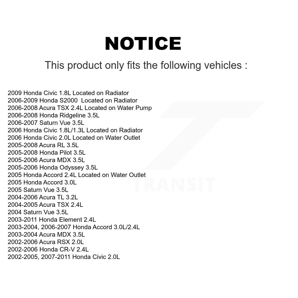 Mpulse - SEN-2CTS0047 - Engine Coolant Temperature Sensor