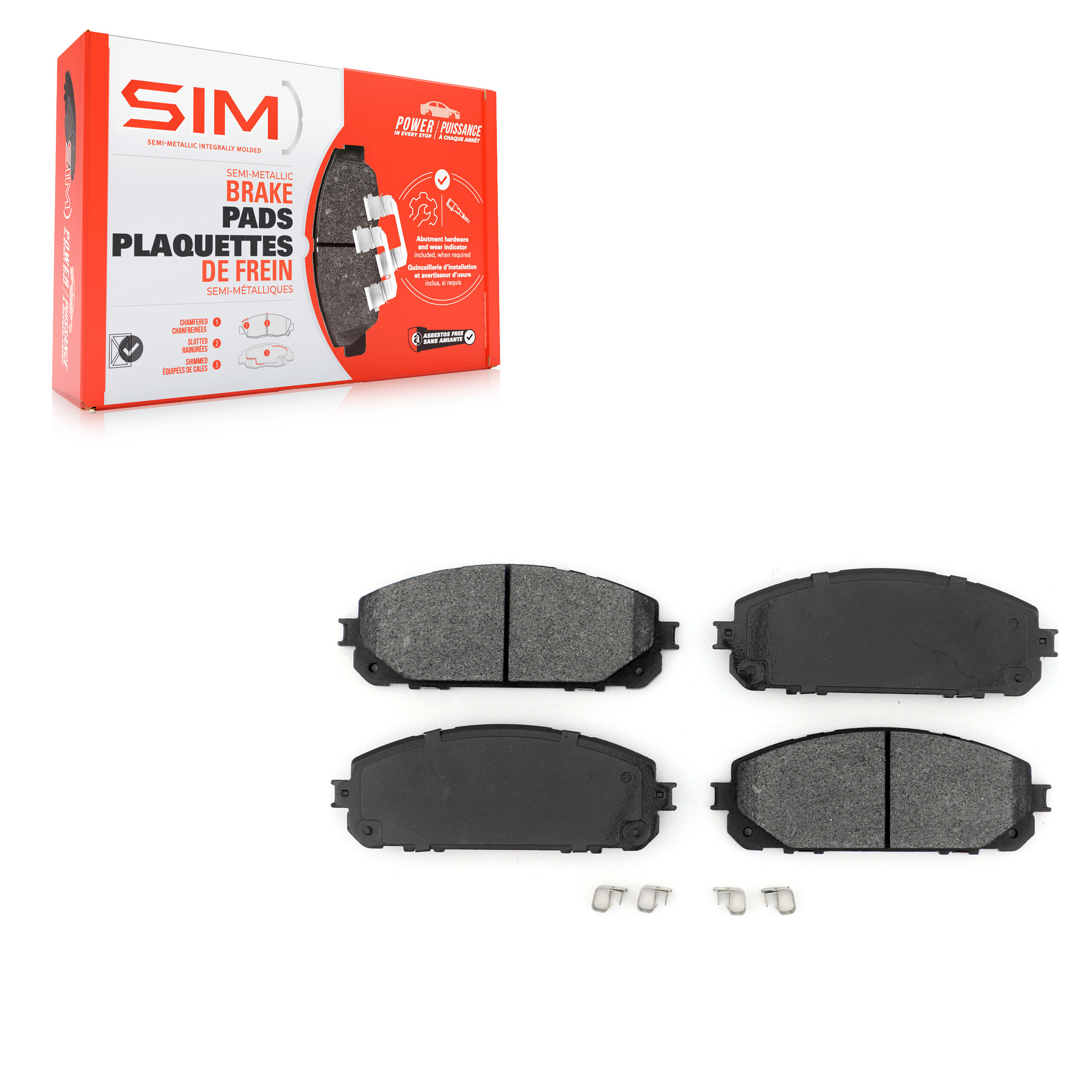 Semi-Metallic Brake Pads