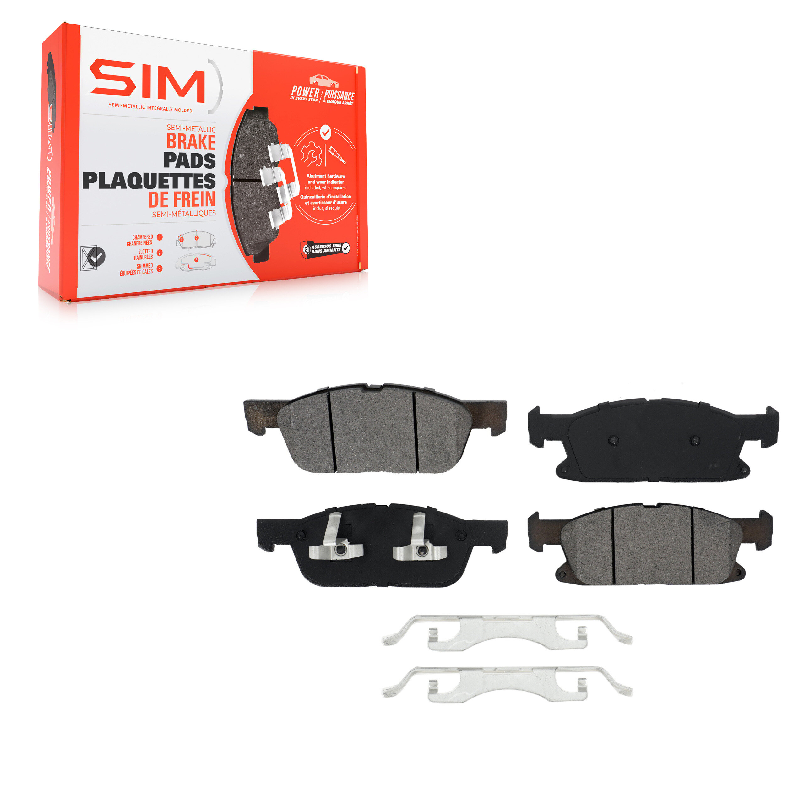 Semi-Metallic Brake Pads