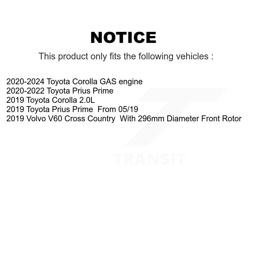 GENIUS - GCR-982491 - Coated Disc Brake Rotor