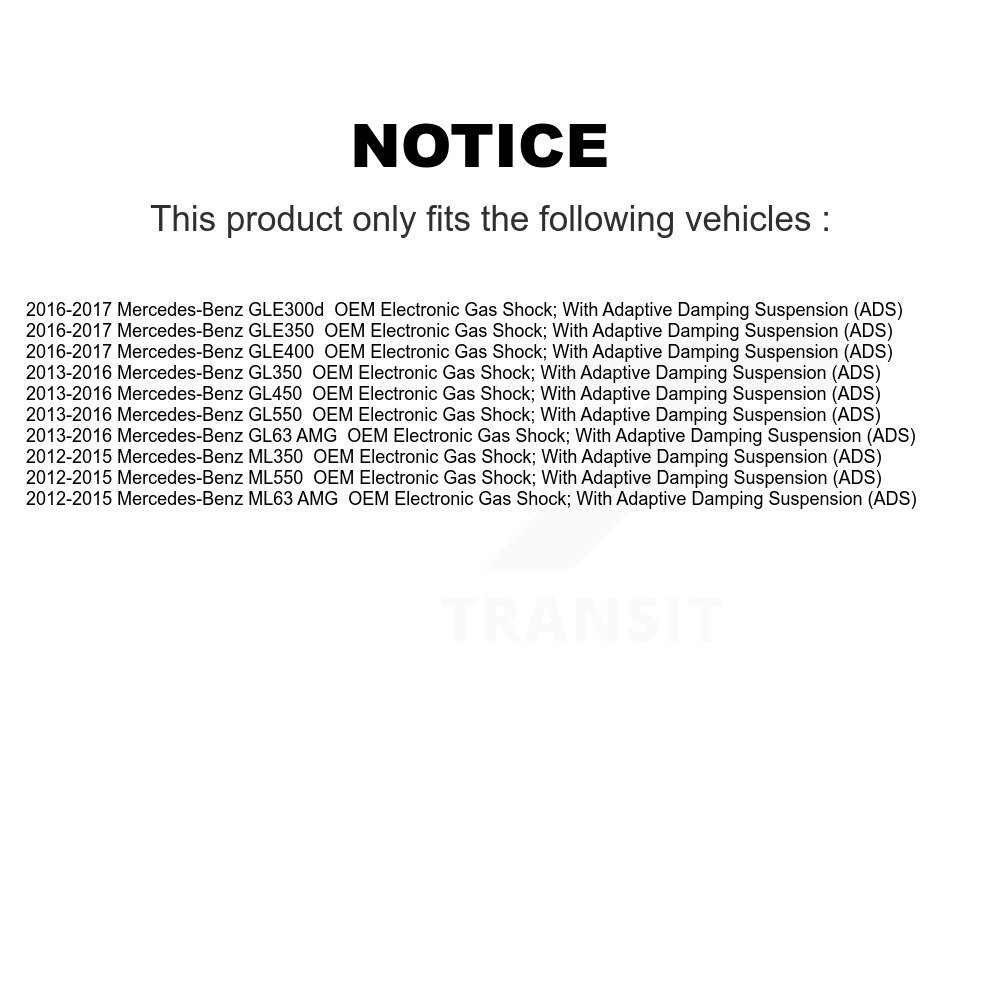 Unity Automotive - 78A-13517000 - Air Shock Absorber