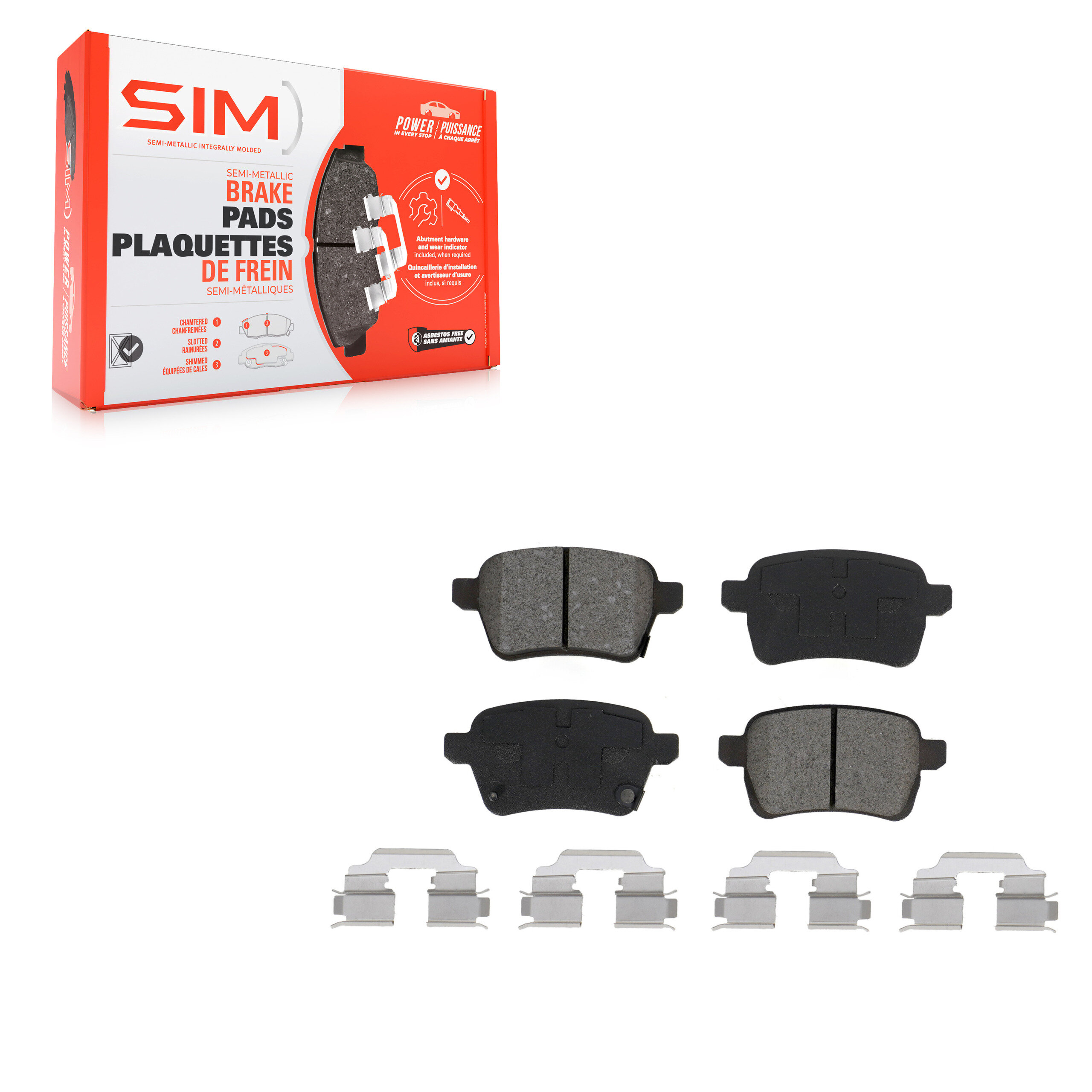Semi-Metallic Brake Pads