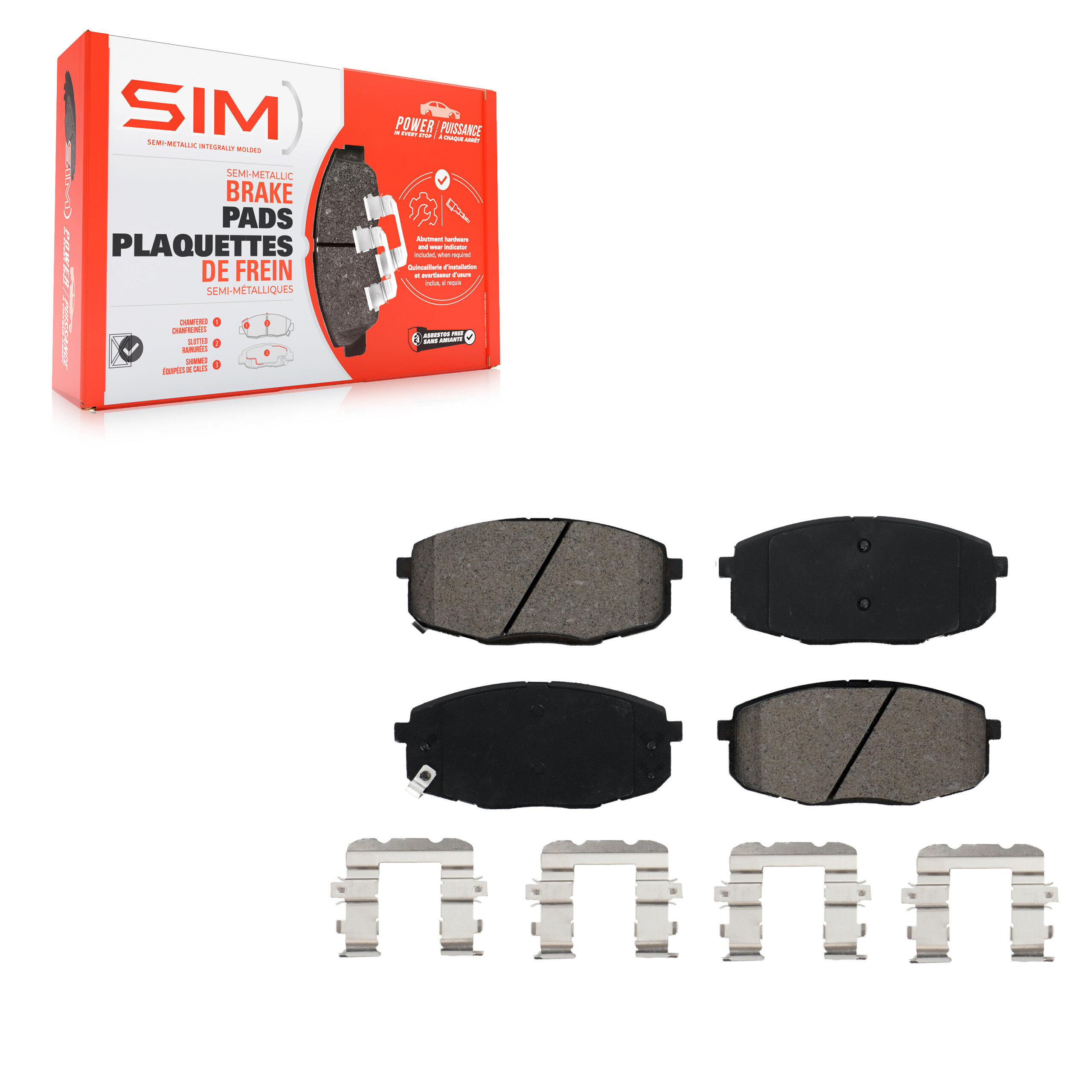 Semi-Metallic Brake Pads
