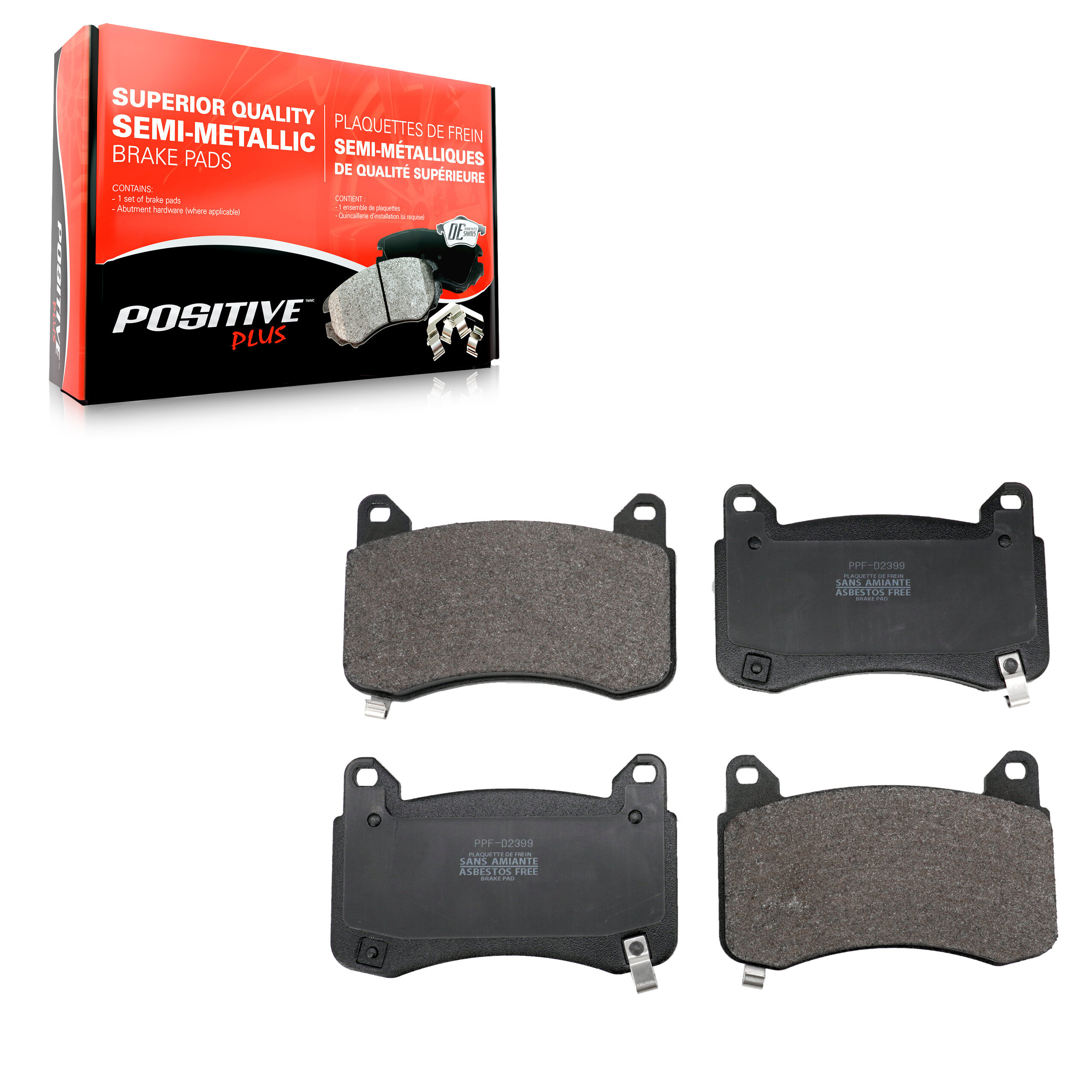 Semi-Metallic Brake Pads