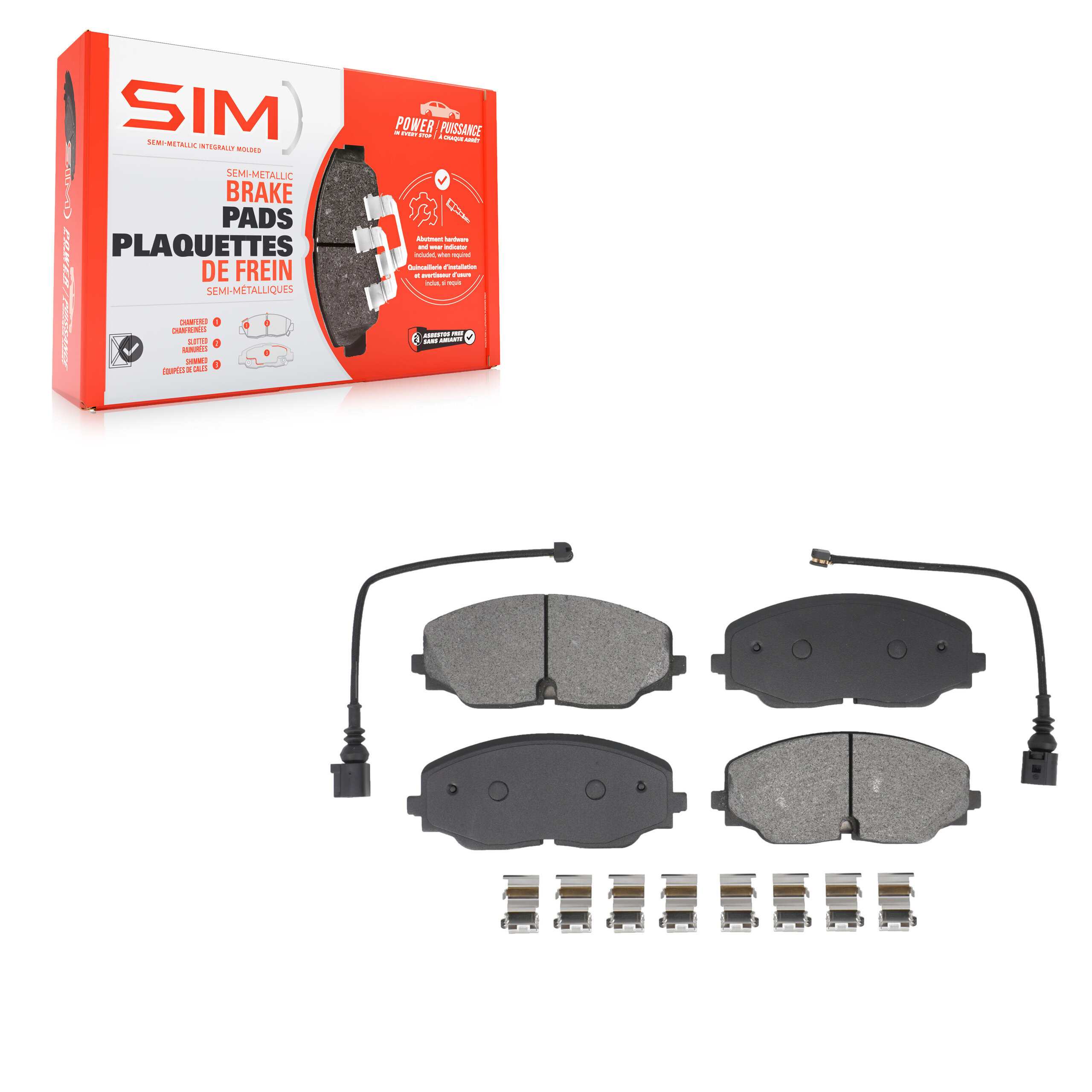 Semi-Metallic Brake Pads