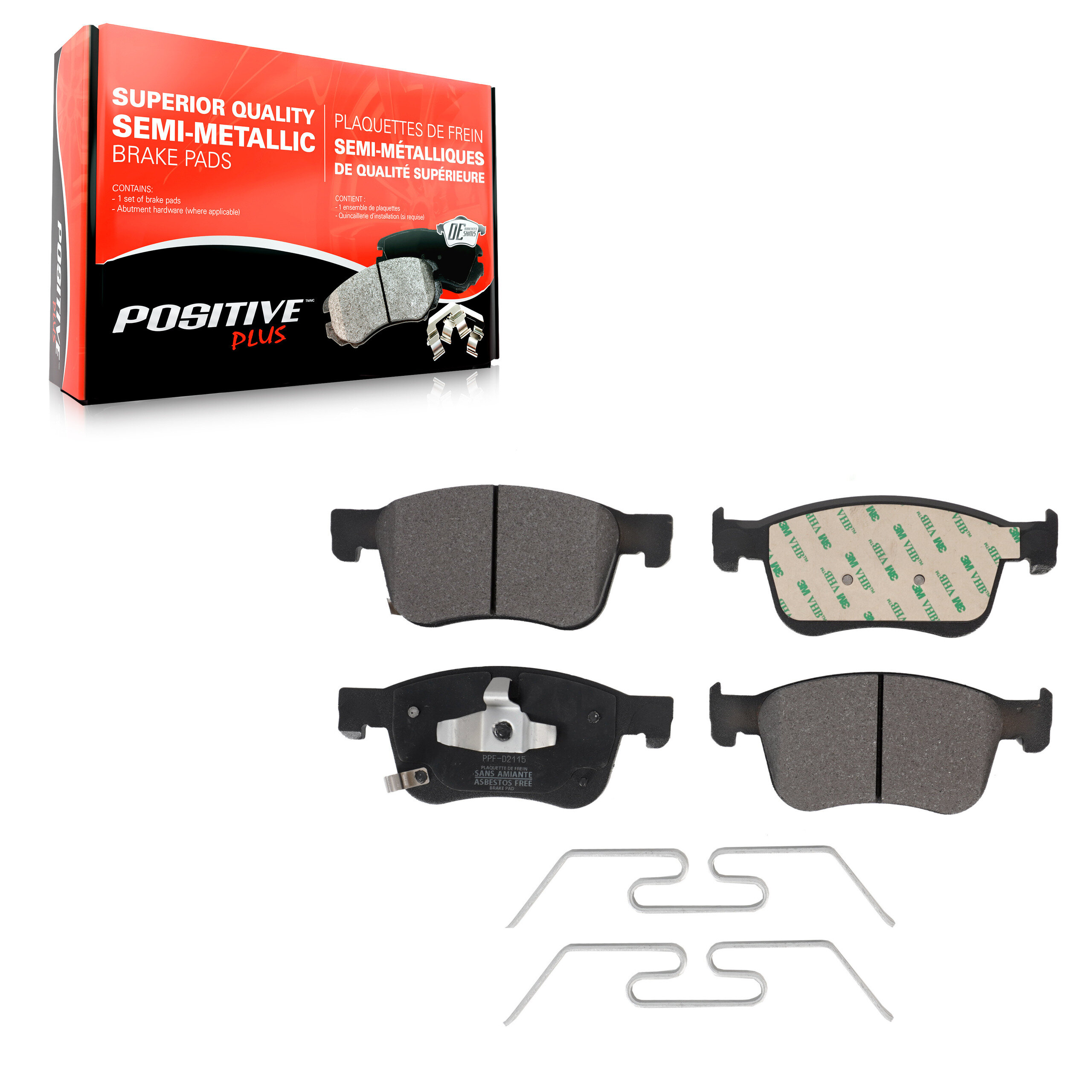Semi-Metallic Brake Pads