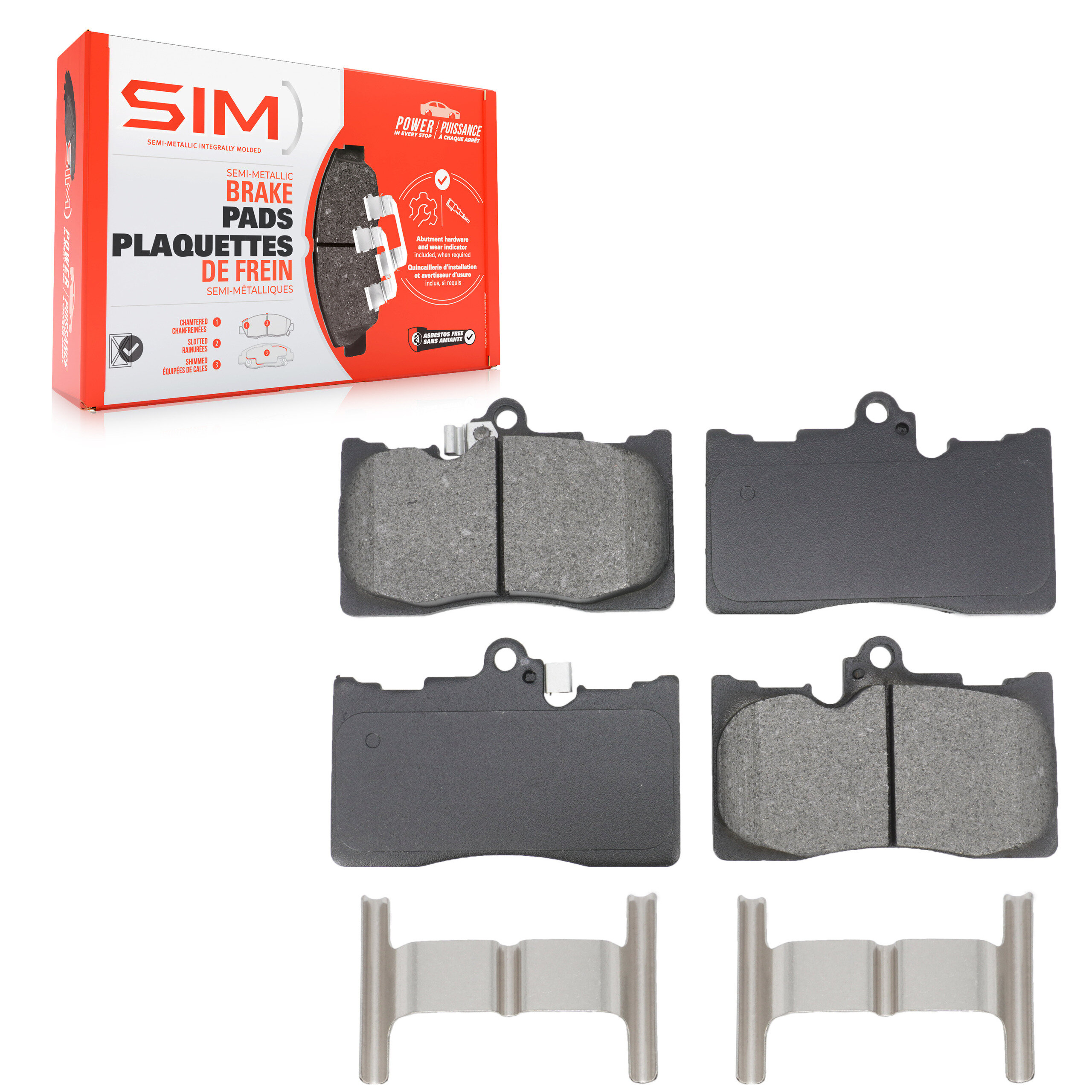 Semi-Metallic Brake Pads