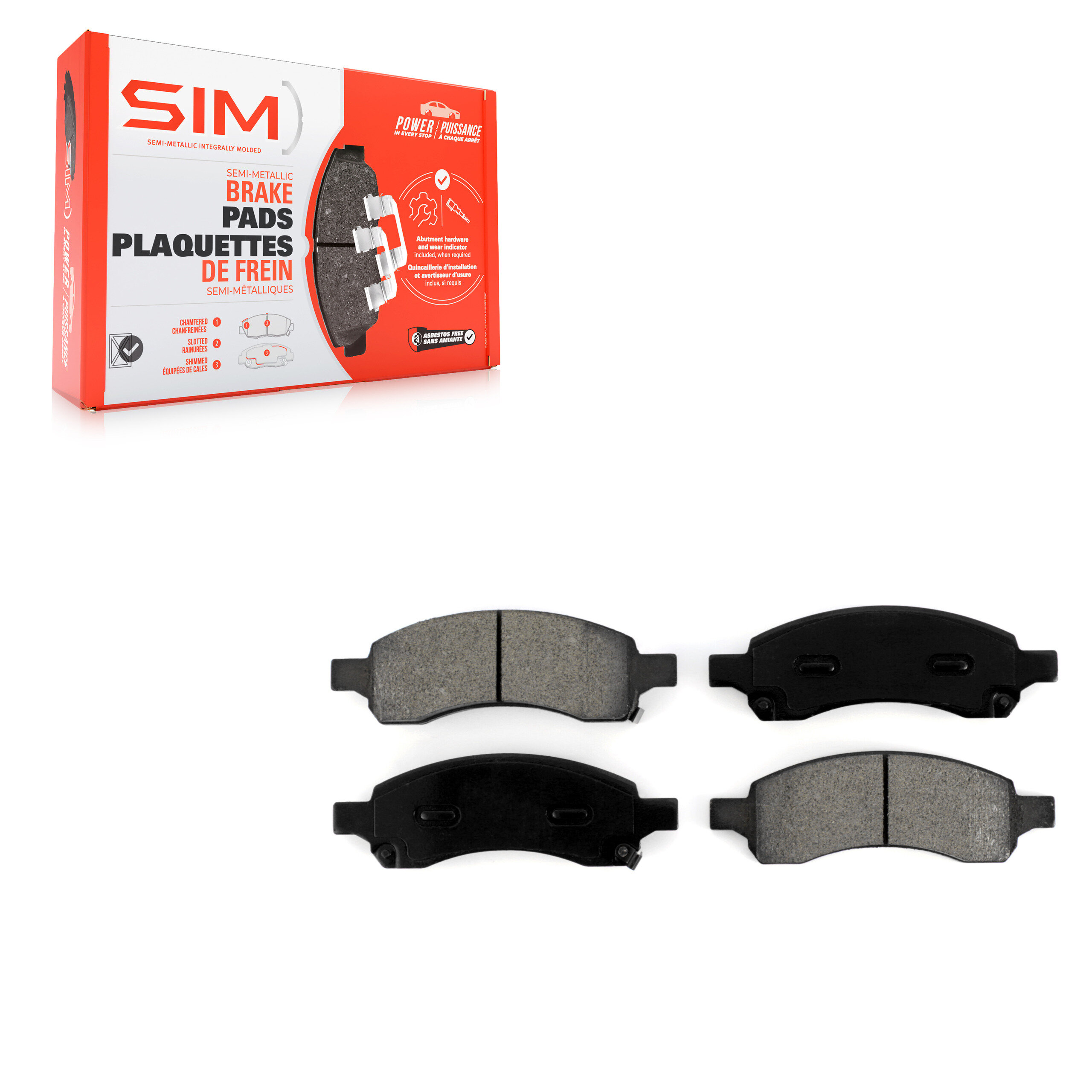 Semi-Metallic Brake Pads