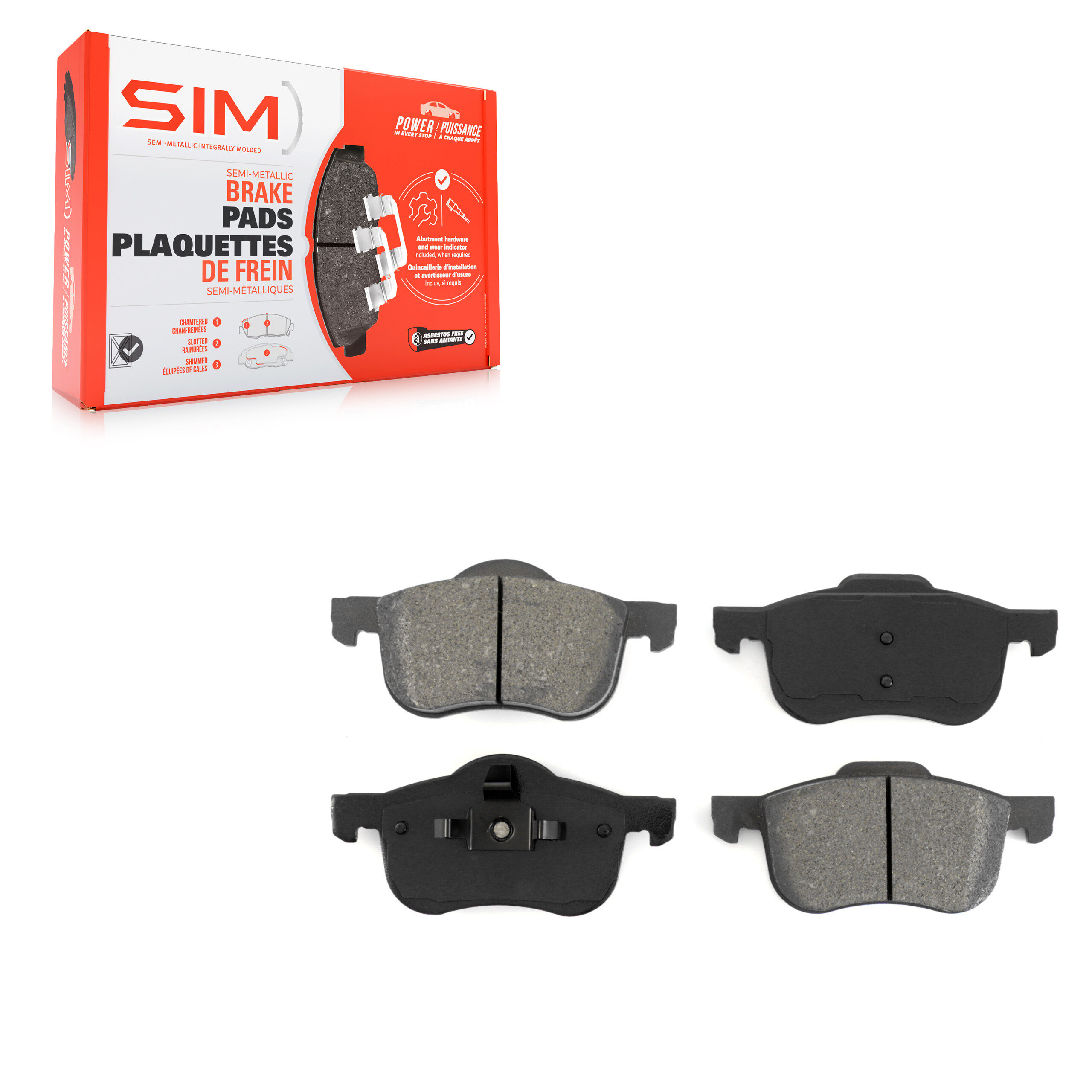 Semi-Metallic Brake Pads