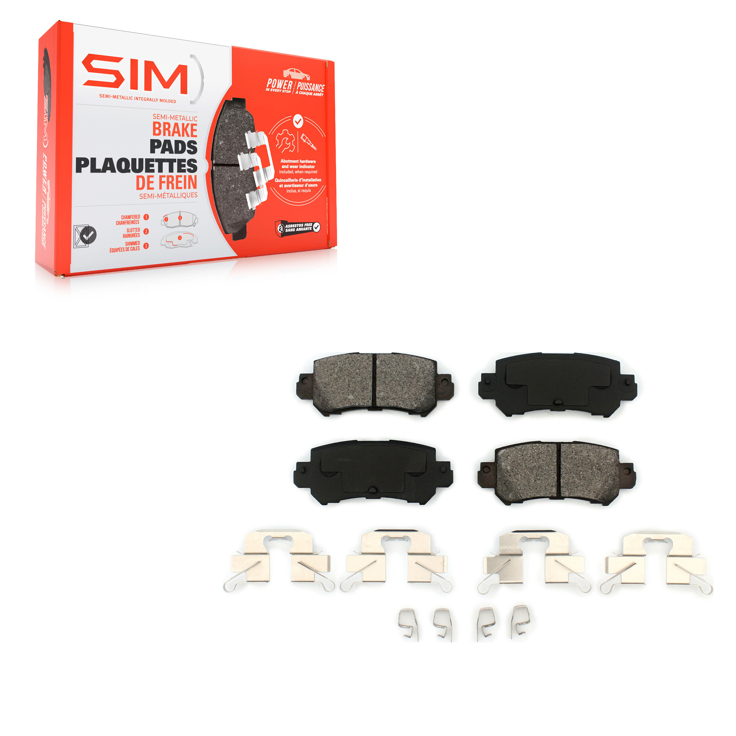 Semi-Metallic Brake Pads