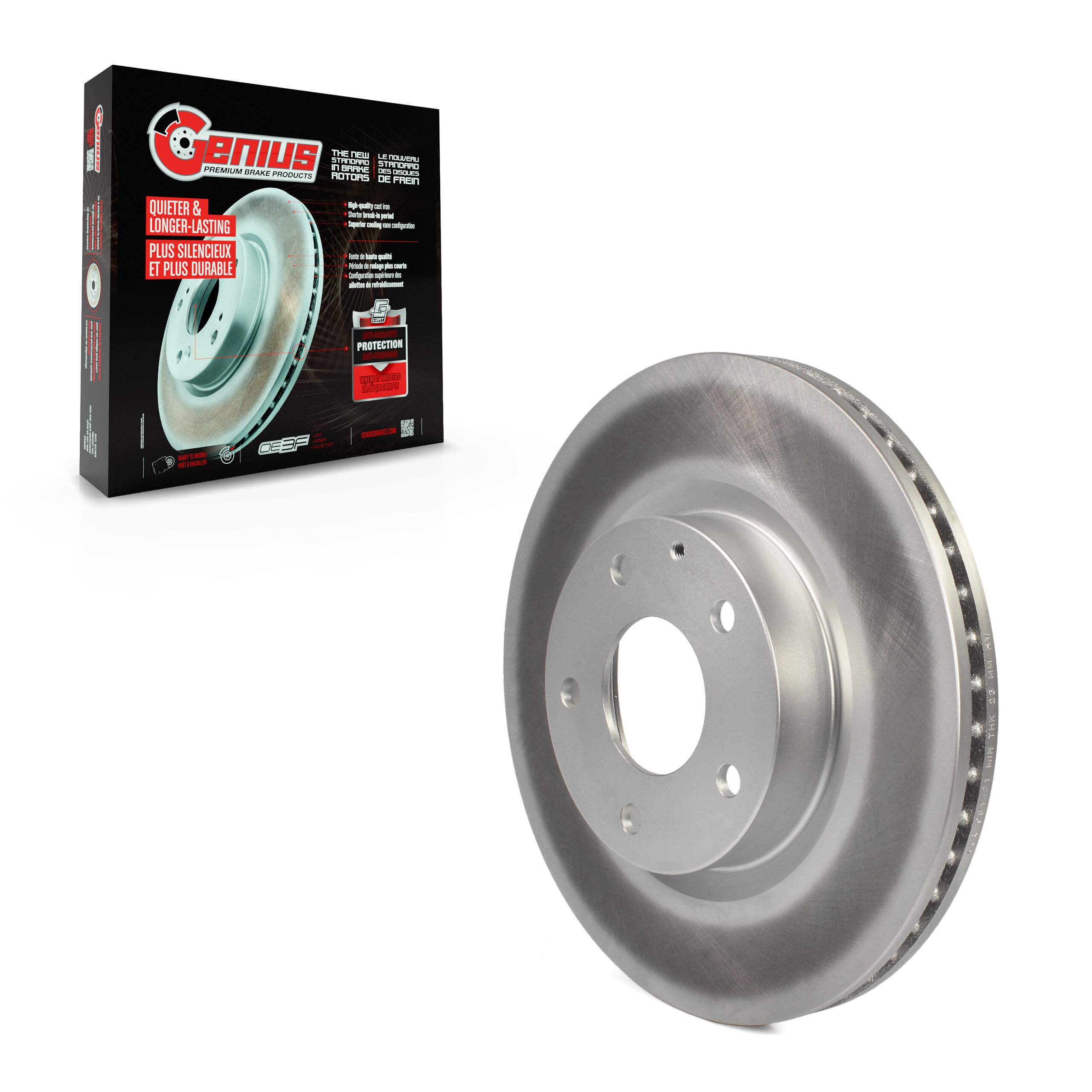 Coated Disc Brake Rotor