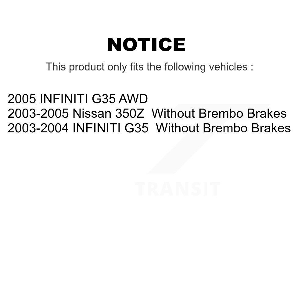GENIUS - GCR-980115 - Coated Disc Brake Rotor