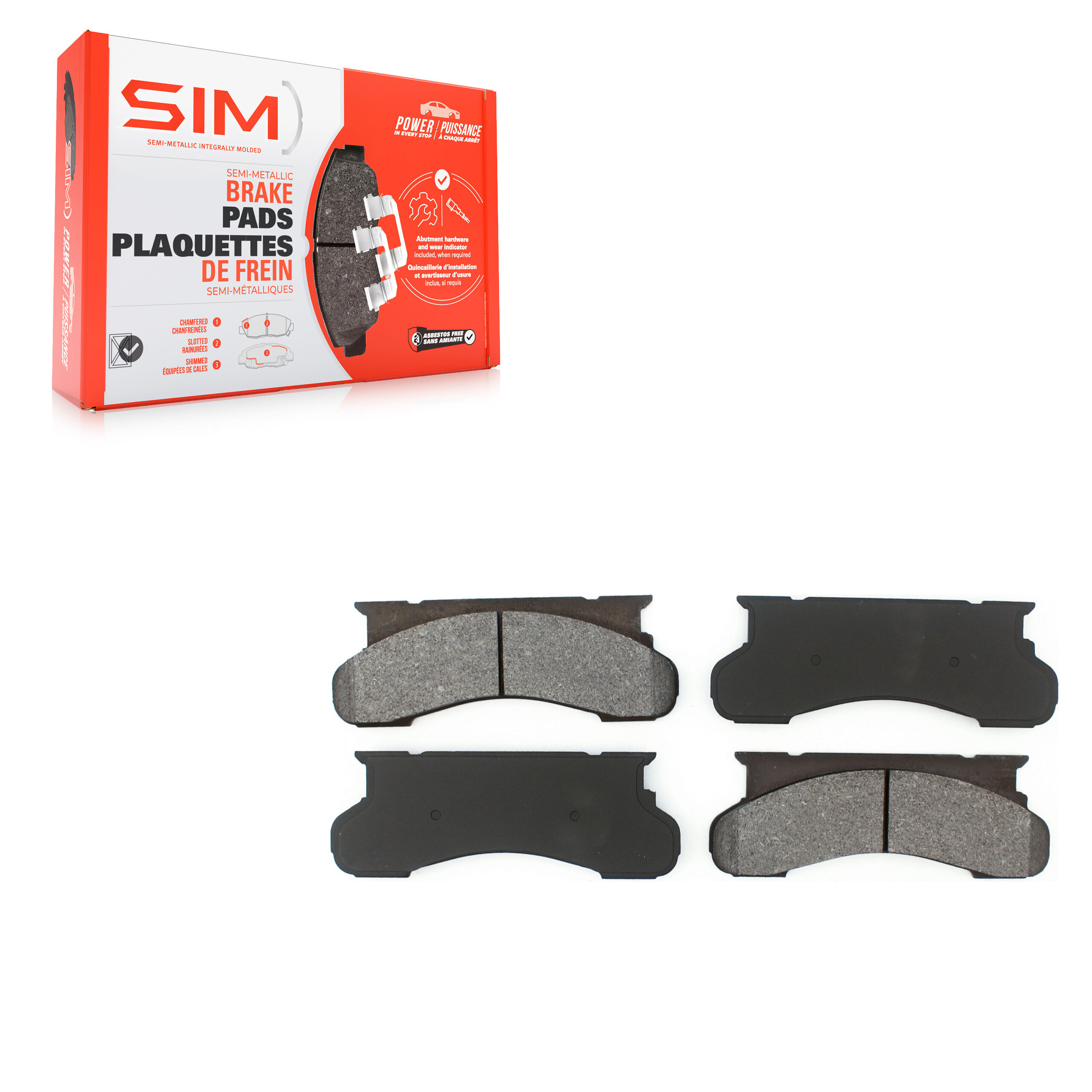 Semi-Metallic Brake Pads