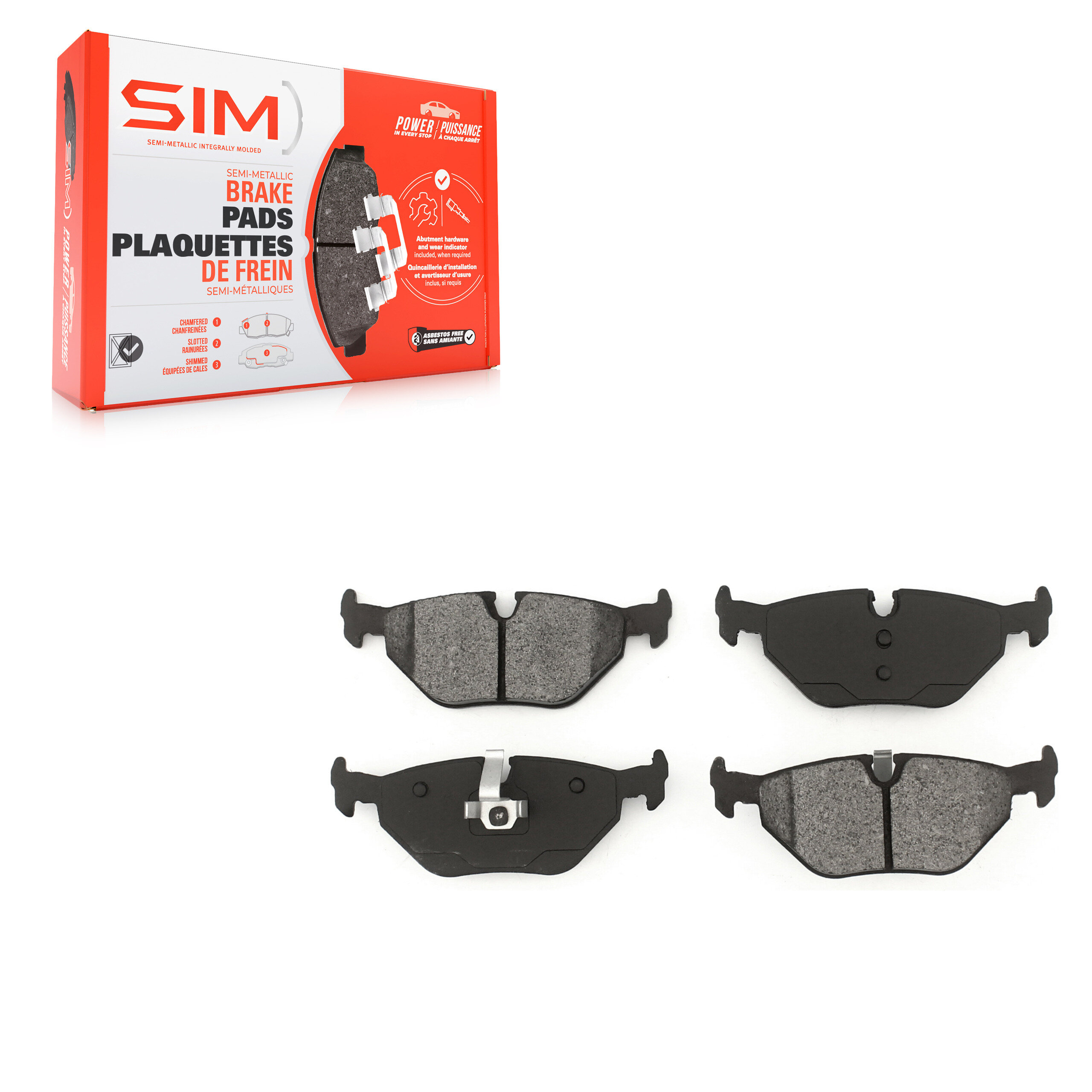 Semi-Metallic Brake Pads