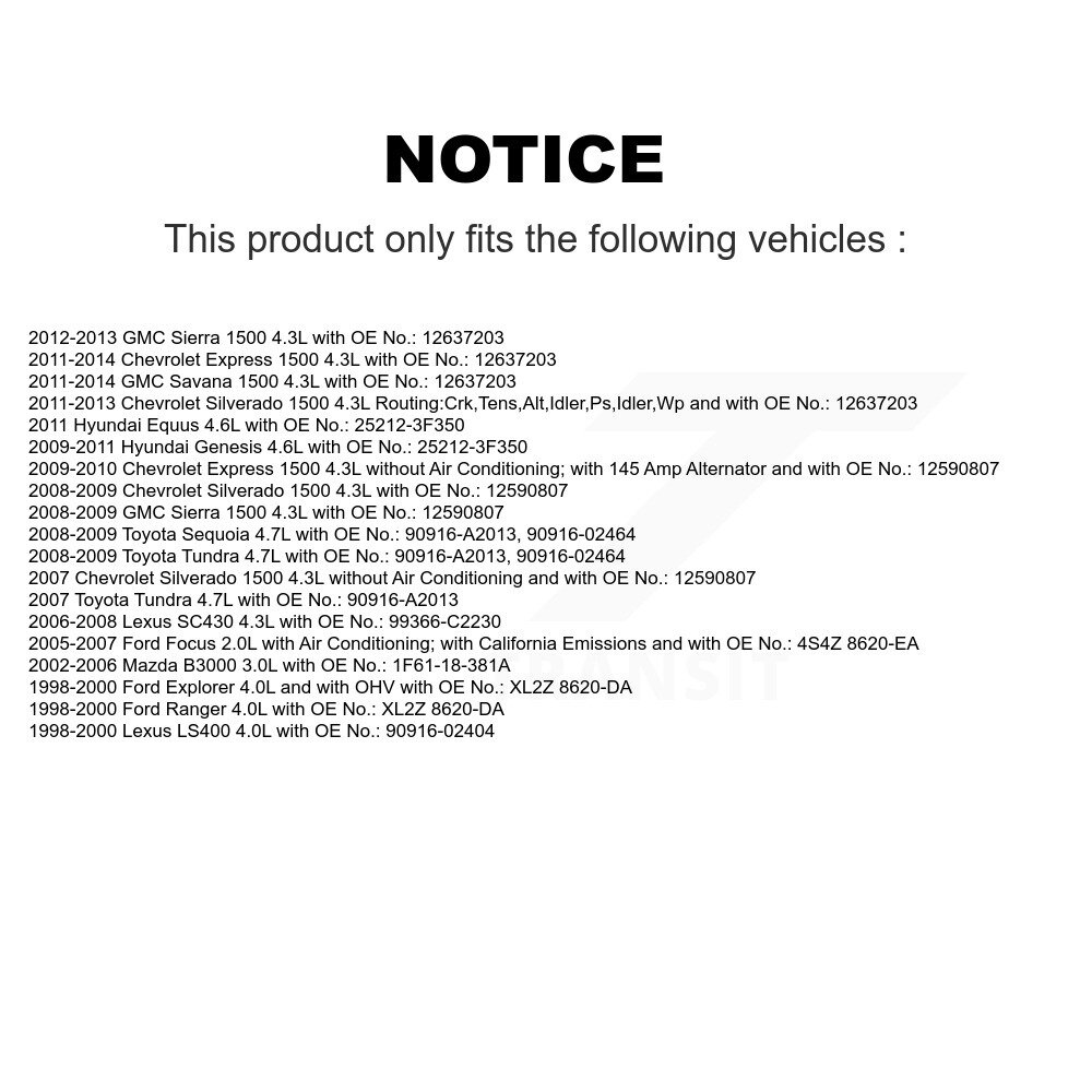 Bando - BAN-6PK2230 - Accessory Drive Belt