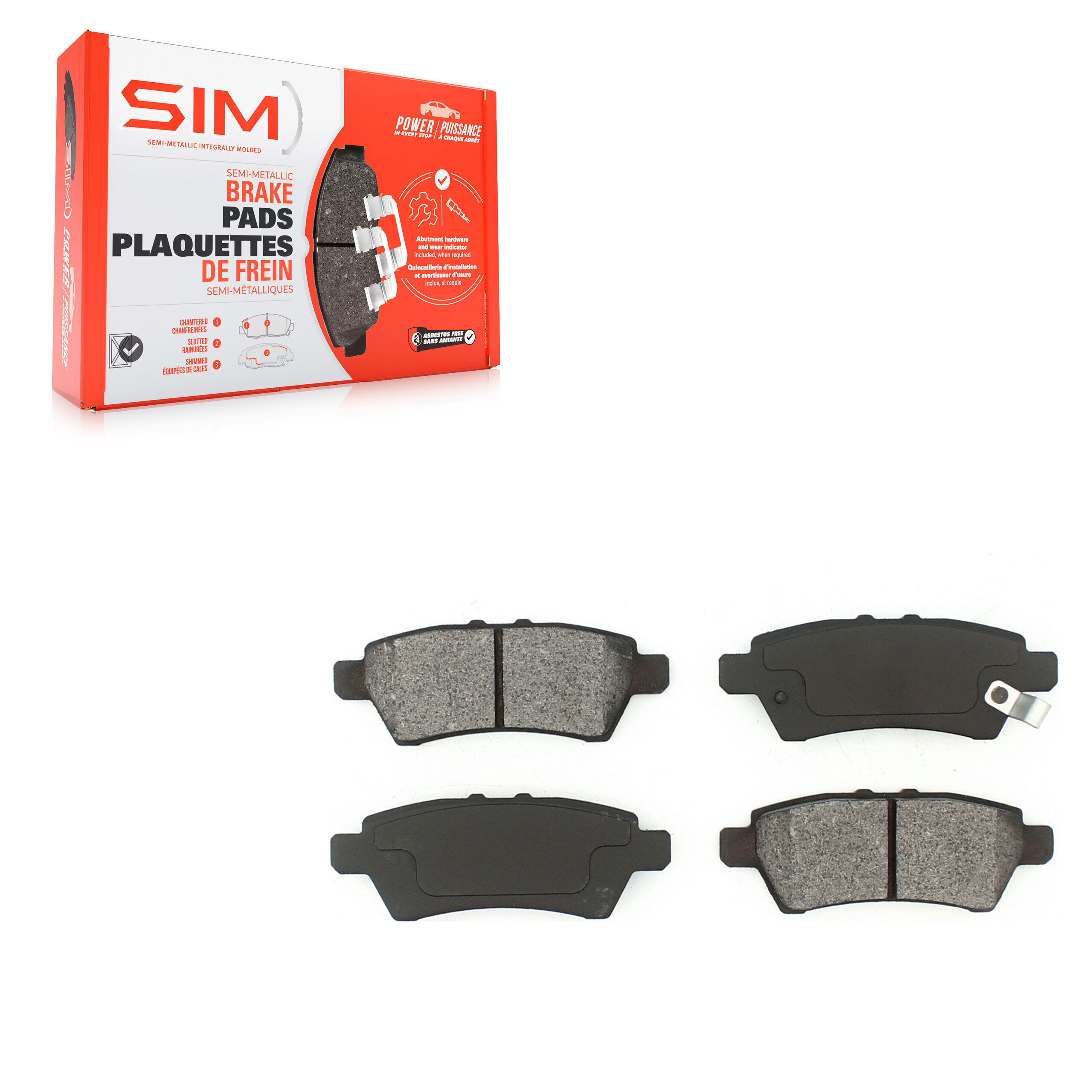 Semi-Metallic Brake Pads