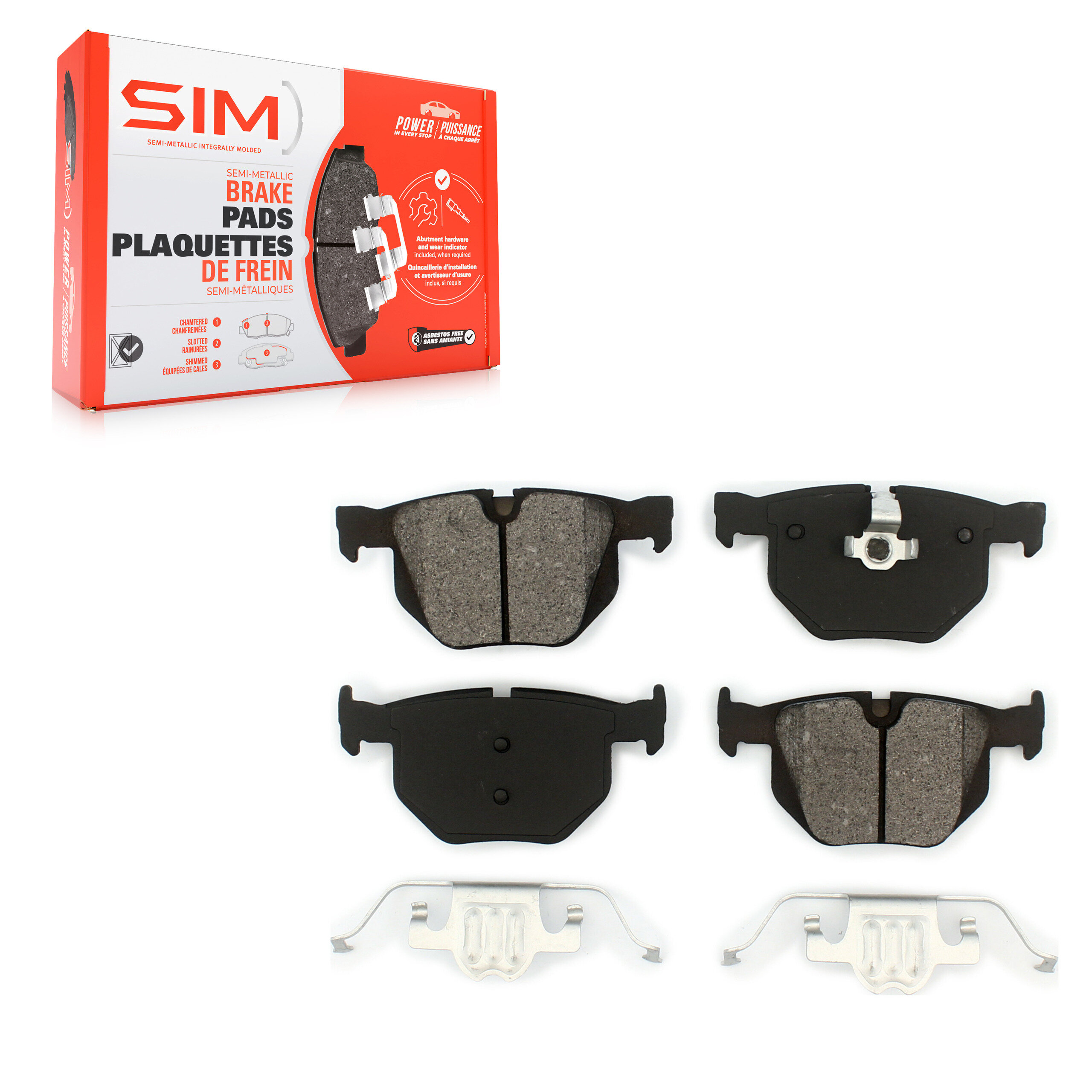 Semi-Metallic Brake Pads