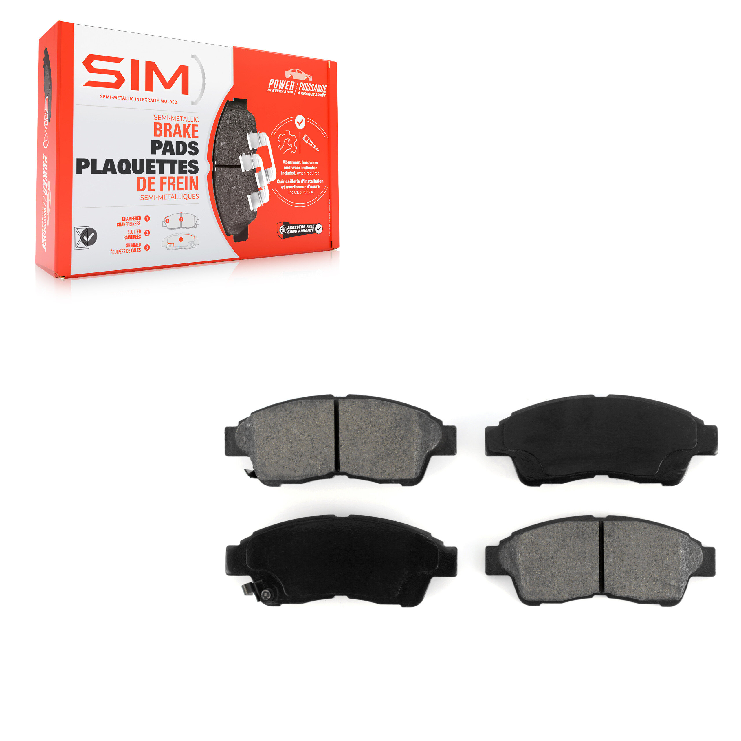 SIM - SIM-562 - Semi-Metallic Brake Pads