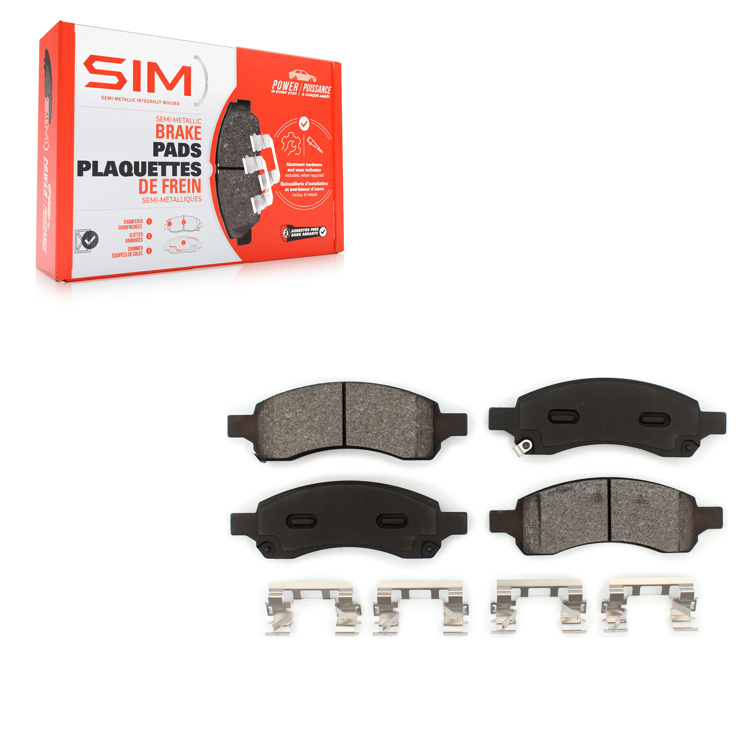 Semi-Metallic Brake Pads